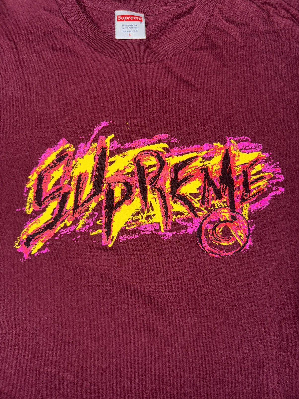 Other Supreme scratch tee FW20 Size US L / EU 52-54 / 3 - 2 Thumbnail