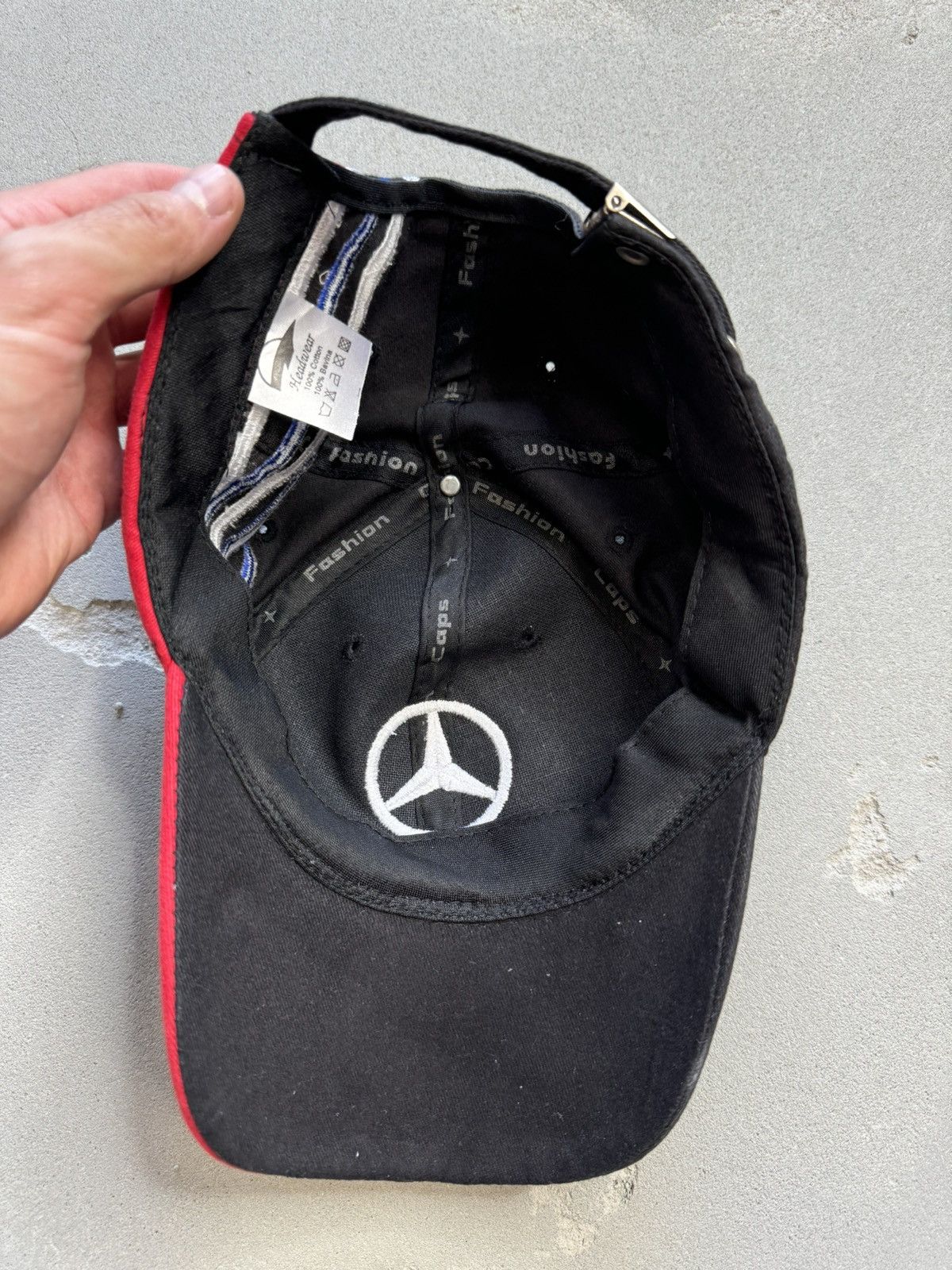 Mercedes-Benz × Vintage Vintage Mercedes Benz Flame Archival Cap Y2K Os Size ONE SIZE - 4 Thumbnail