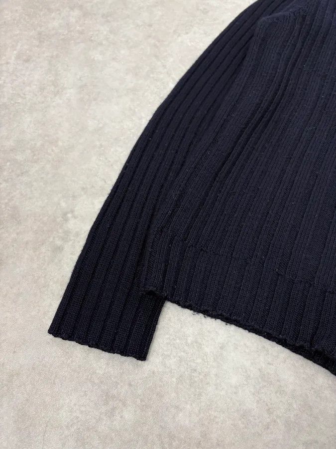 Dolce & Gabbana 2000s Dolce & Gabbana Navy Wool Zip-Up Sweater Size US S / EU 44-46 / 1 - 8 Thumbnail