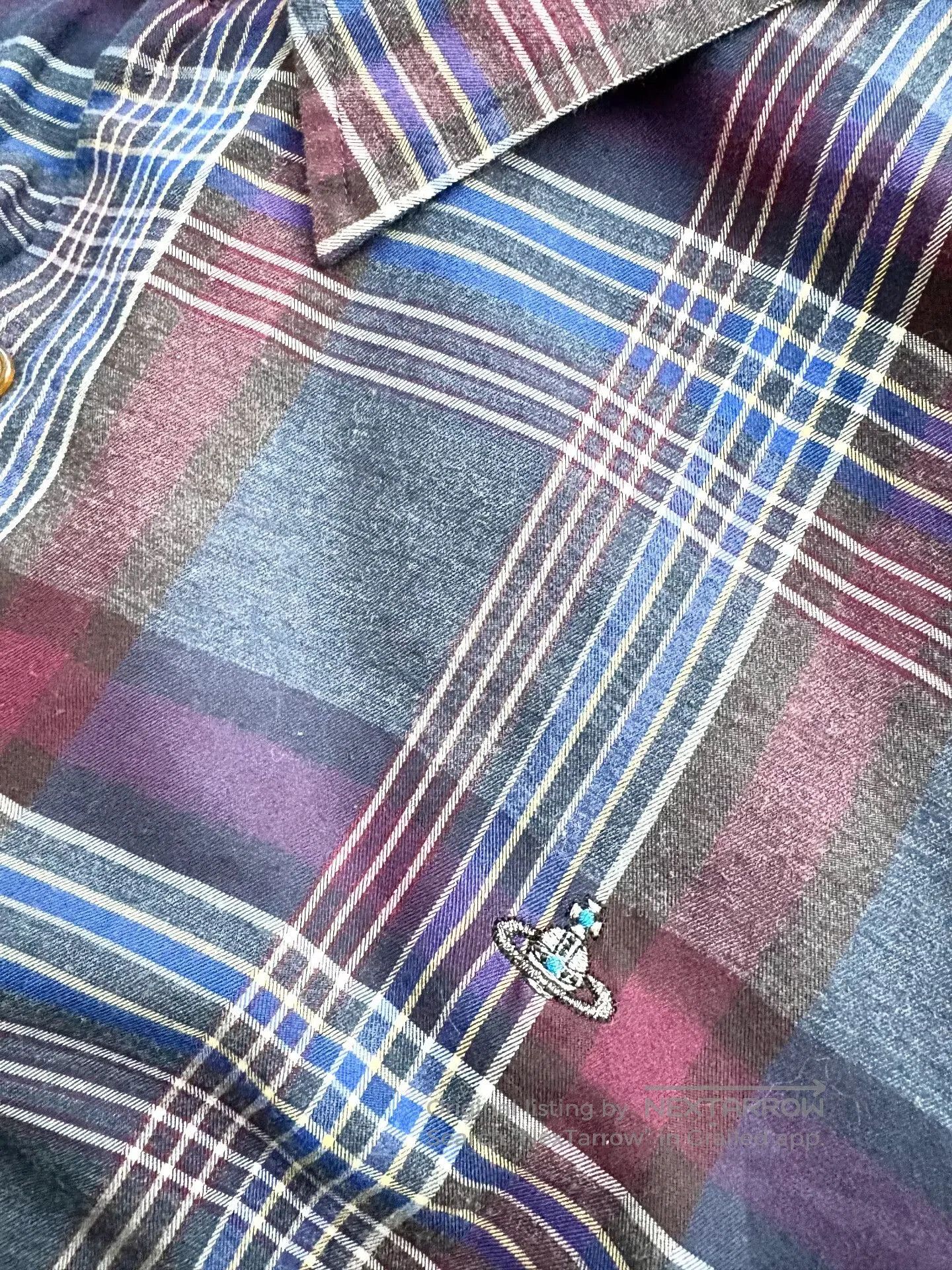 Vivienne Westwood Vivienne Westwood Blue Plaid Shirt. Size M / US 6-8 / IT 42-44 - 6 Thumbnail