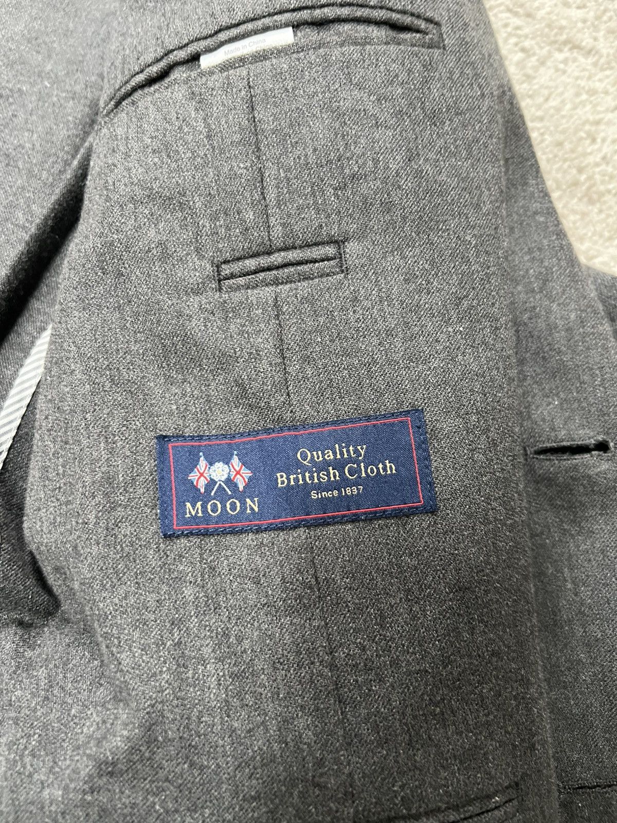 J.Crew J.Crew Charcoal Wool Ludlow Suit Jacket & Pants Size 36S - 6 Thumbnail