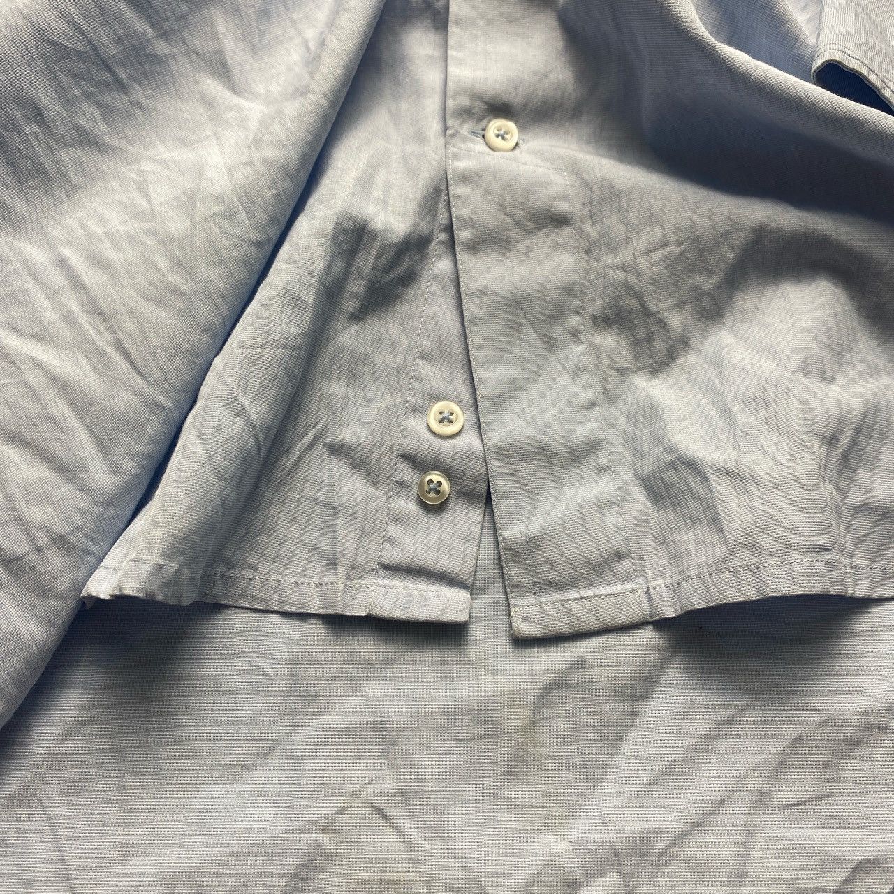 Christian Dior Monsieur Christian Dior Vintage Blue Button-Up (Pre-2000s, Archival) Size 38R - 4 Thumbnail