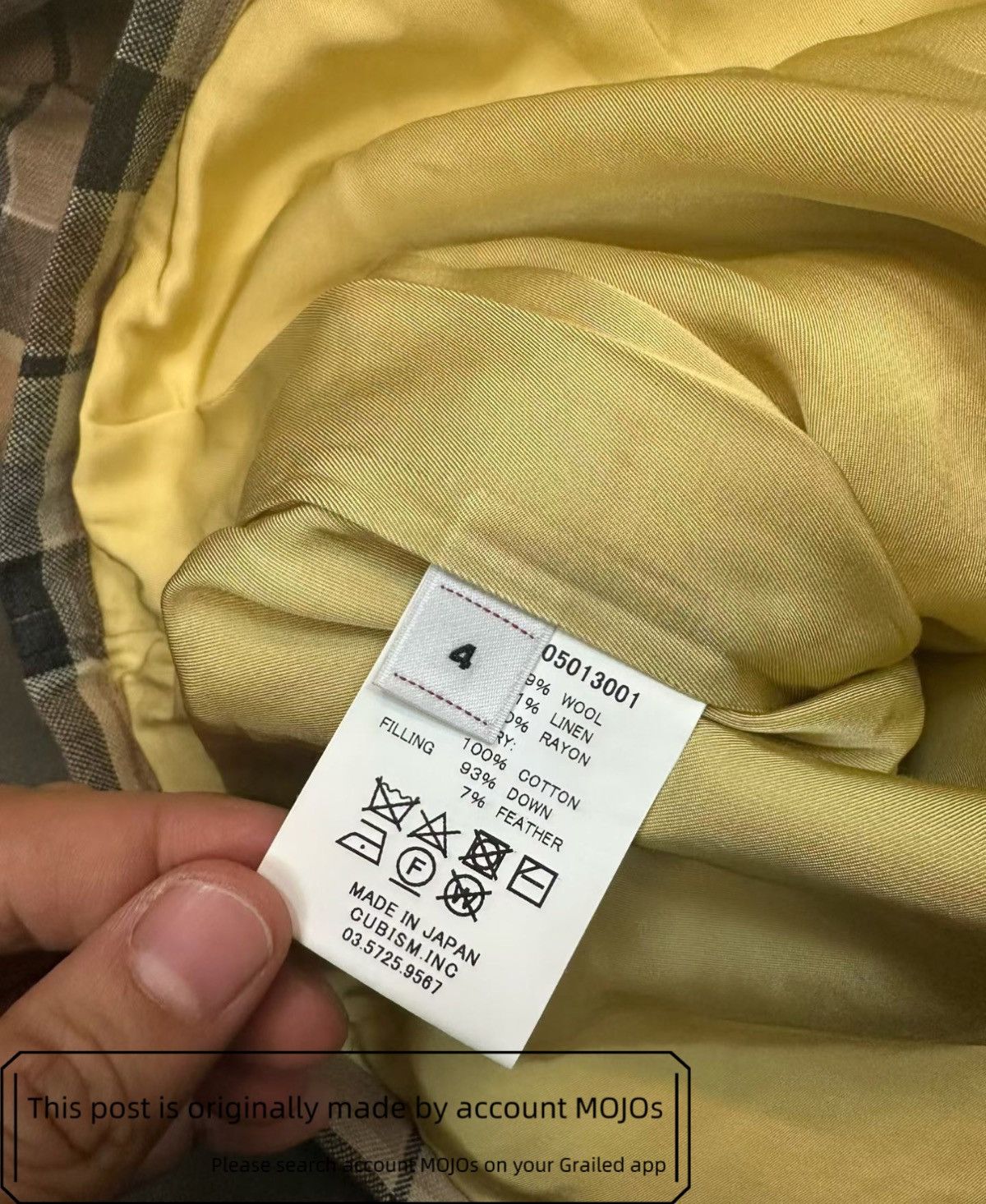 Visvim Sz 4 Visvim 25SS Keesey Check Puffer Down Jacket mojos1524 Size US XL / EU 56 / 4 - 5 Thumbnail