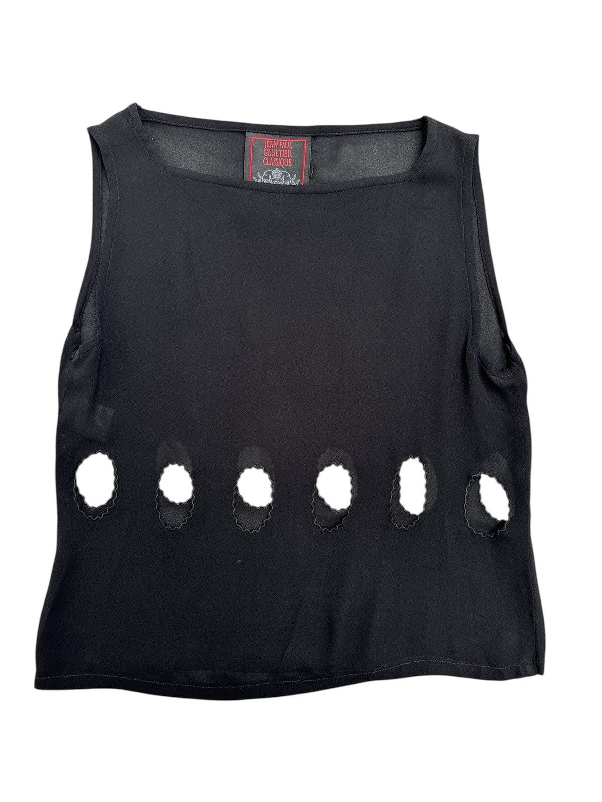 Jean Paul Gaultier 1990s Cut-Out Top Size S / US 4 / IT 40 - 6 Thumbnail