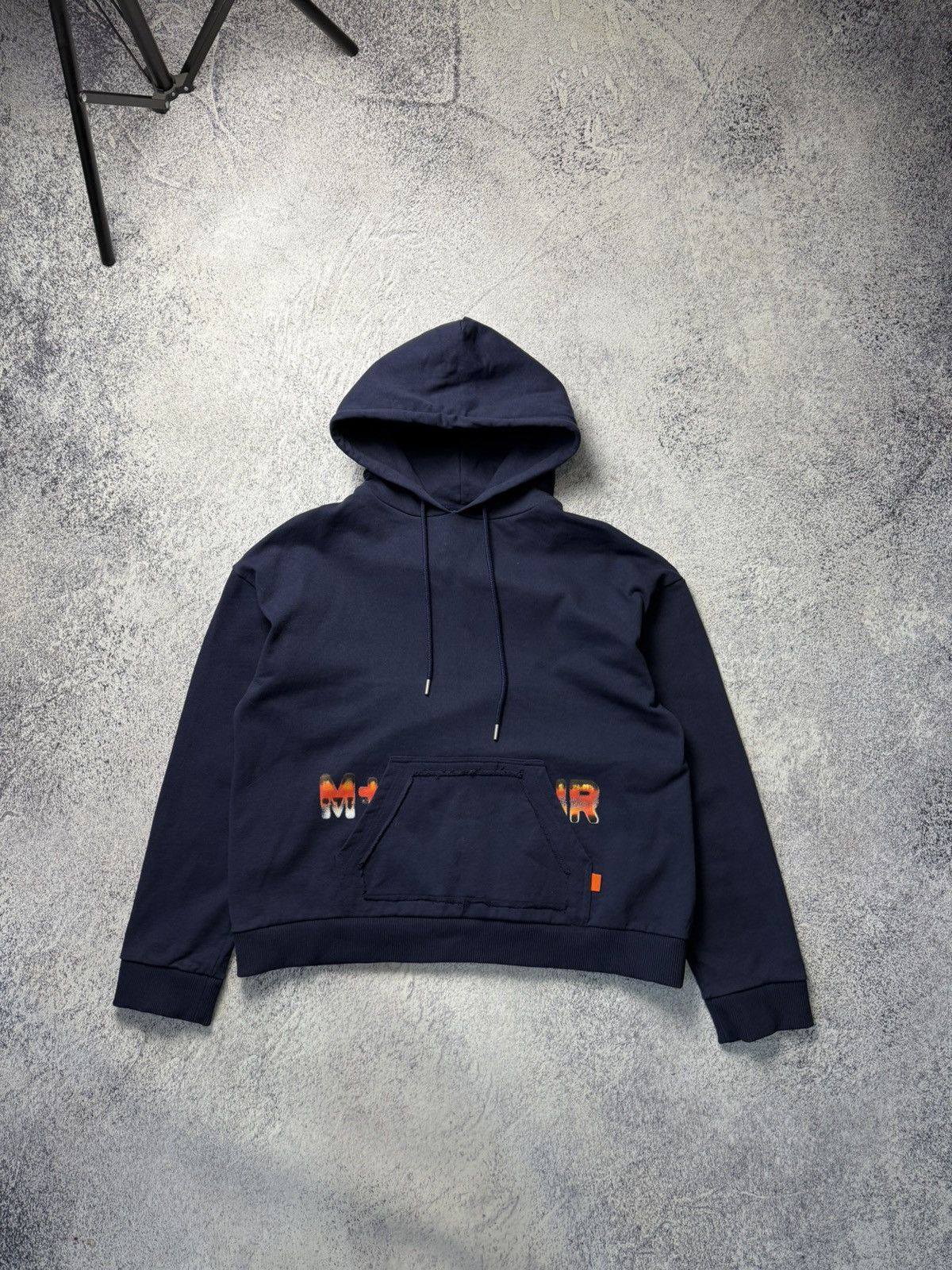M+Rc Noir M+RC Noir Big Logo Blue Oversize Hoodie Y2K Size US M / EU 48-50 / 2 - 1 Thumbnail