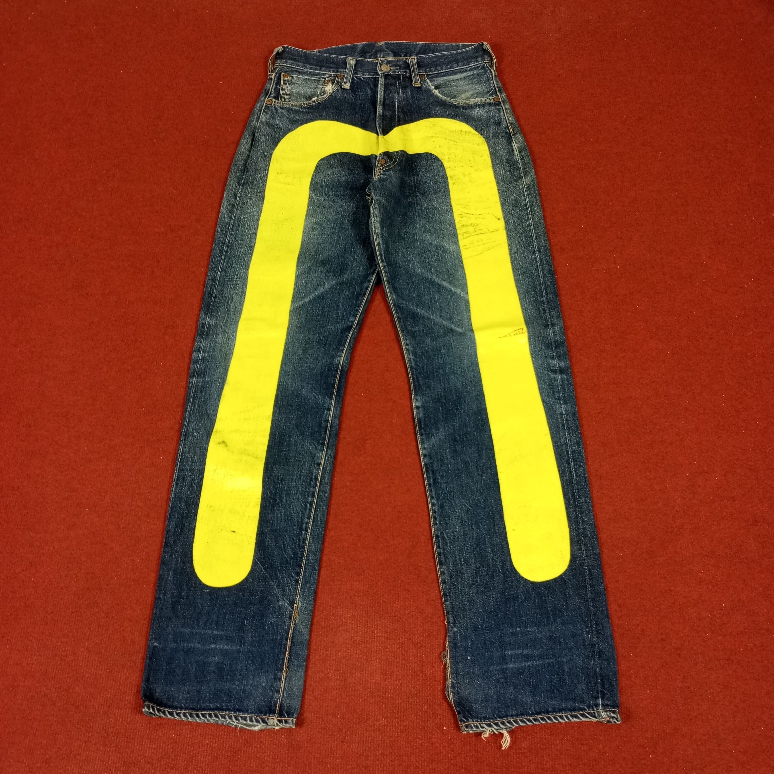 Evis Japanese Brand Fashion Style Custom Daicock Jeans