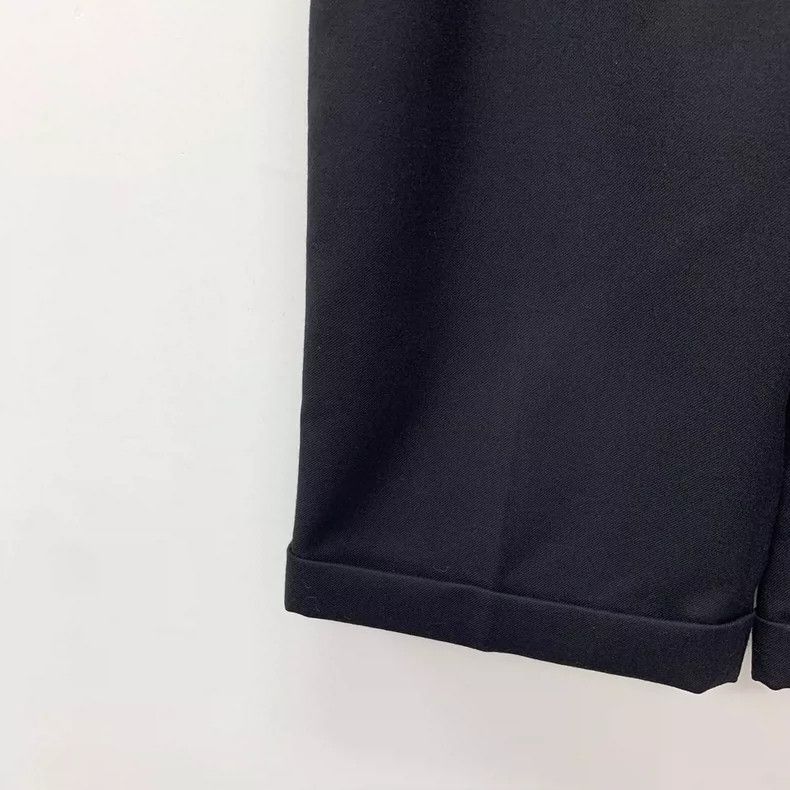 Saint Laurent Paris Saint Laurent Paris size M Black wool casual cropped trous Size US 27 - 4 Thumbnail