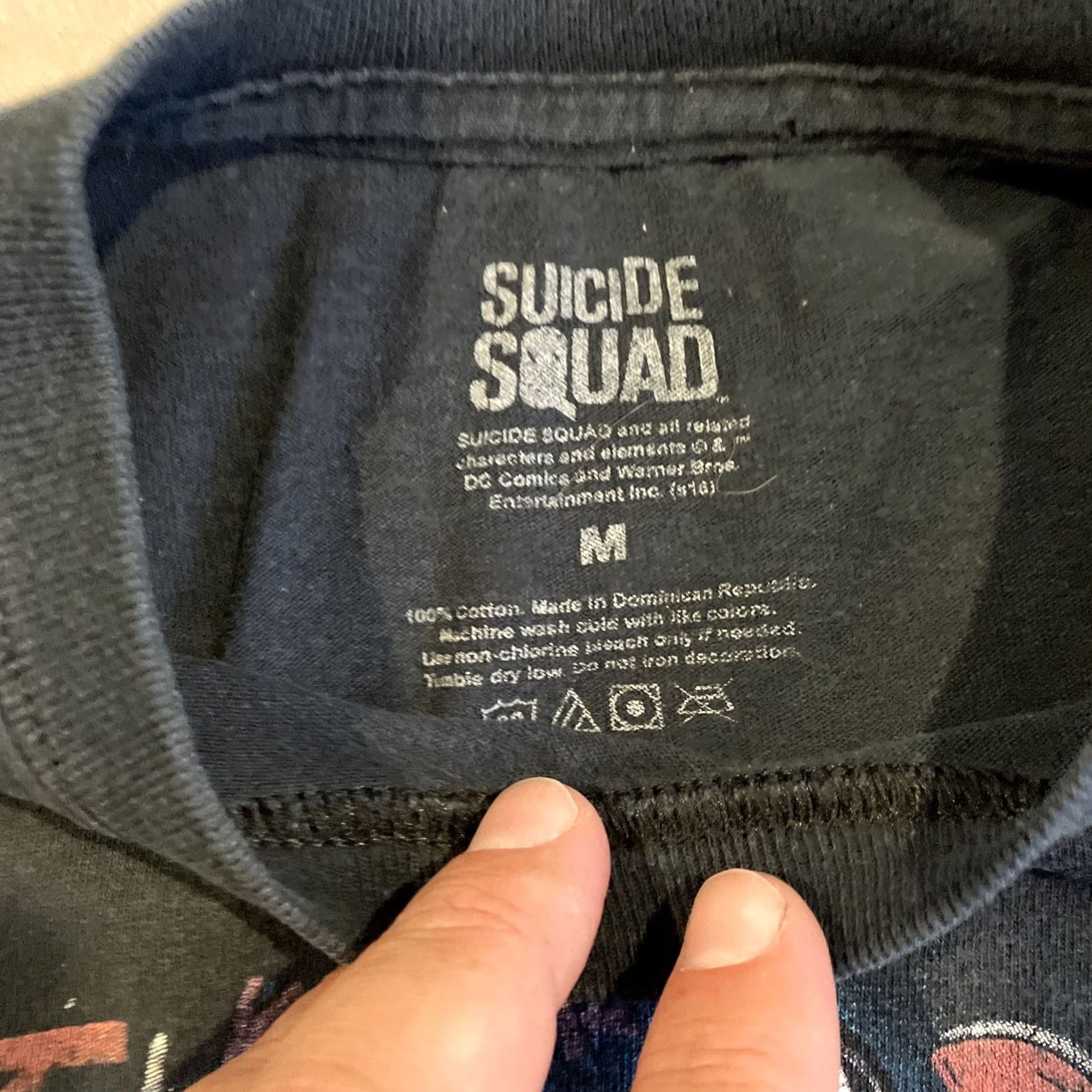 Vintage Suicide Squad Harley Quinn T-Shirt - Short Sleeve Crew Neck - Black - M - Unisex Adults - Movie Promo Size US M / EU 48-50 / 2 - 3 Thumbnail