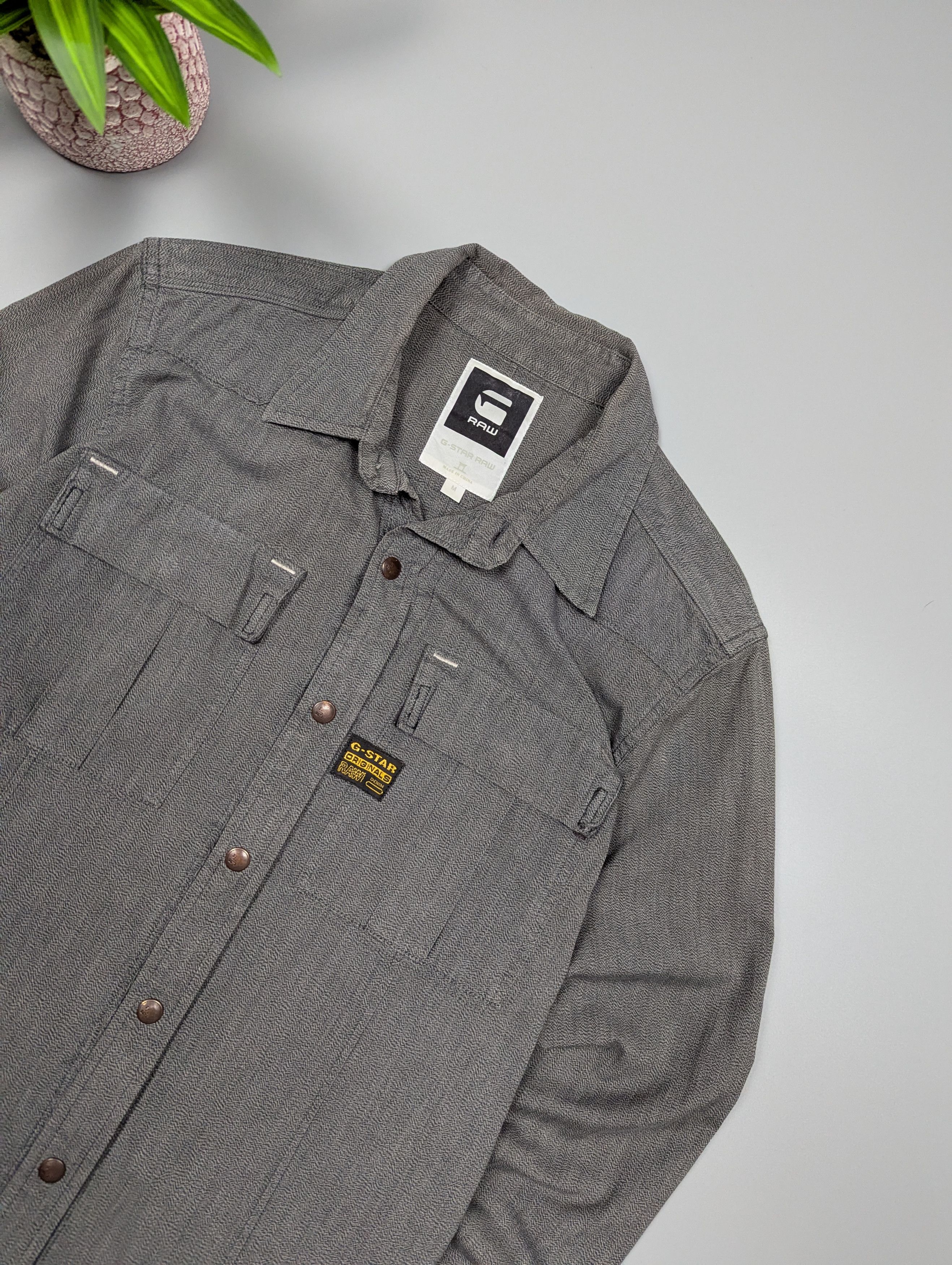 G-Star × Vintage G-Star RAW RAILROAD OVERSHIRT VTG Mens Button-Down Shirt Size US M / EU 48-50 / 2 - 3 Thumbnail