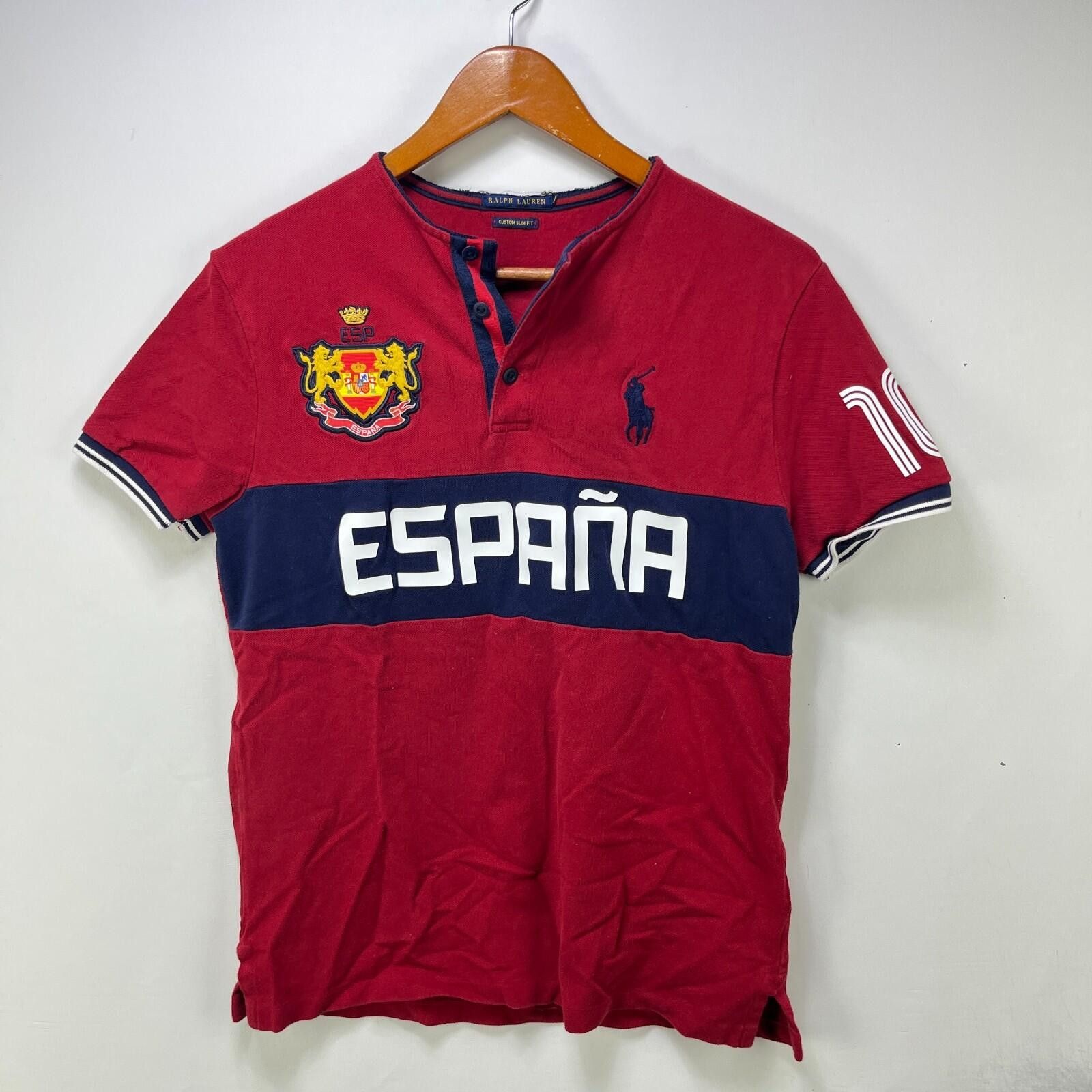 Polo Ralph Lauren Vintage Polo Ralph Lauren Spain Espana Pony Shirt Large Size US L / EU 52-54 / 3 - 1 Thumbnail