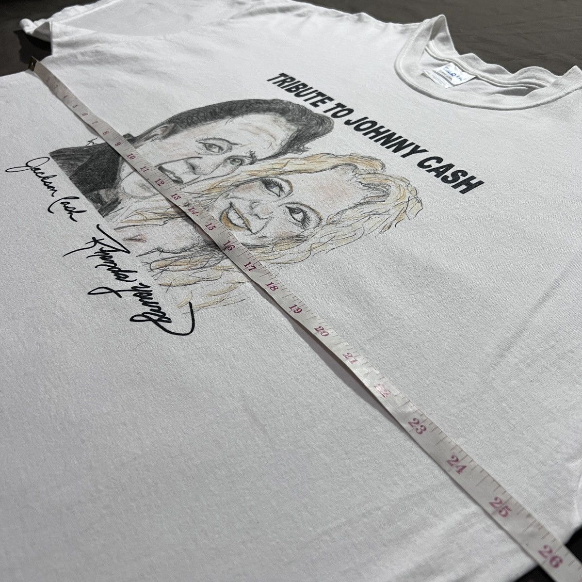 Vintage Vintage Y2K Tribute to Johnny Cash Promo 2XL Concert Size US XXL / EU 58 / 5 - 6 Thumbnail