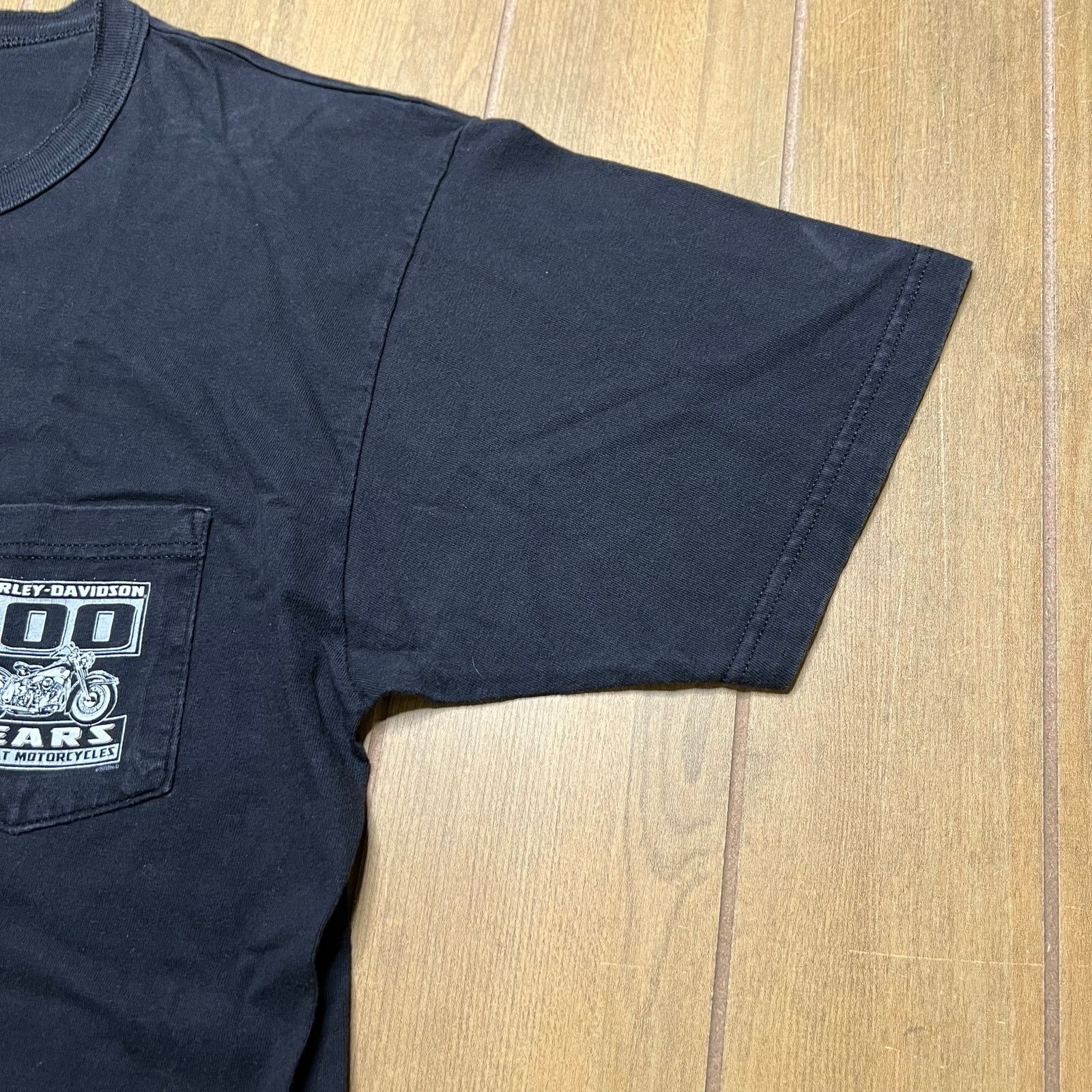 Harley Davidson Vintage Harley-Davidson T-shirt flame Flint/Burton, MI Sz XL Size US XL / EU 56 / 4 - 11 Thumbnail
