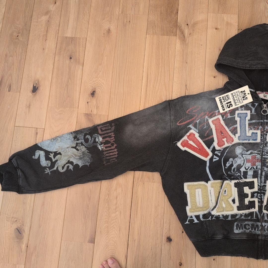 Vale VALE FOREVER “BLASTED ZIP UP” Hoodie – XL (New with Tags) Size US XL / EU 56 / 4 - 10 Thumbnail