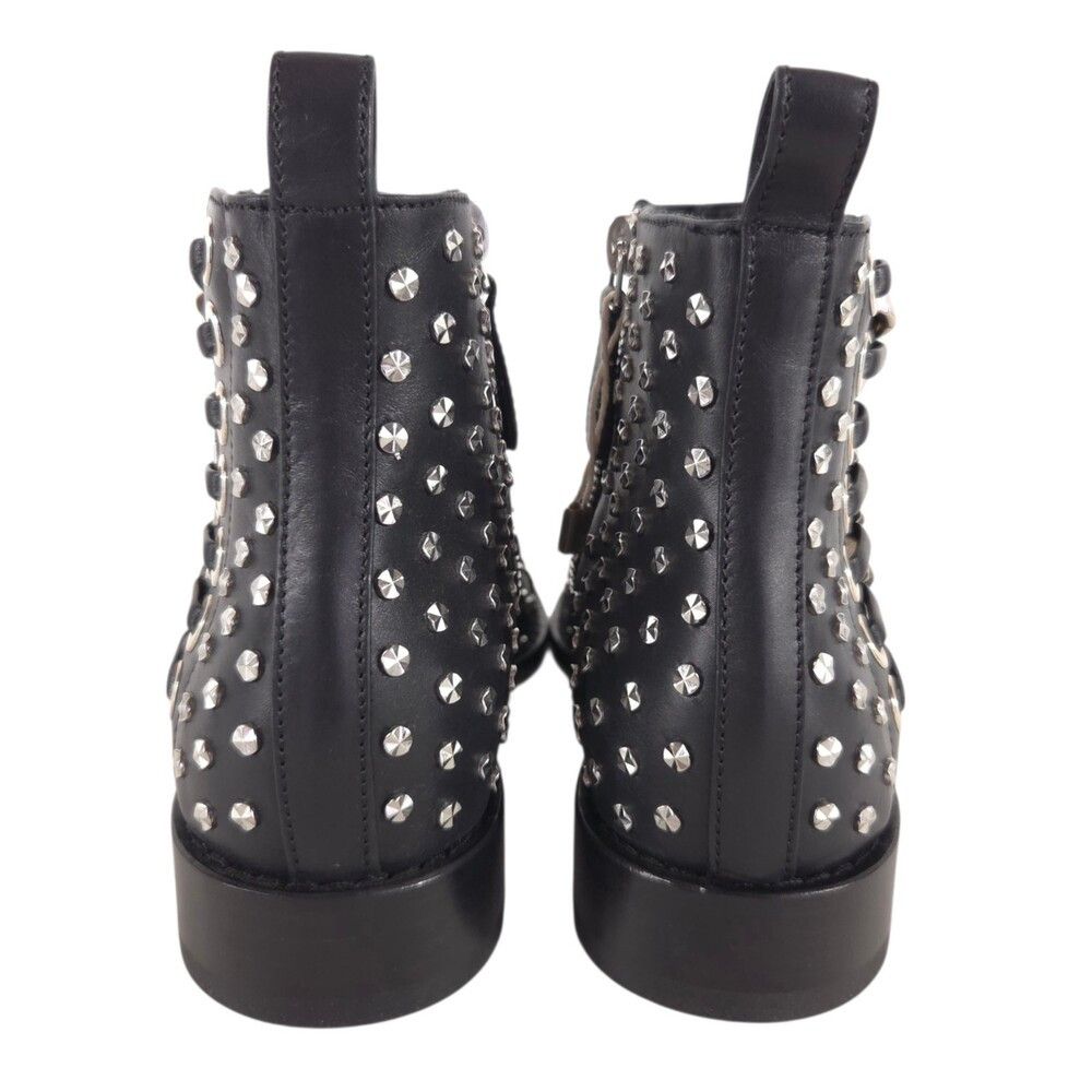 Alexander McQueen Alexander McQueen Studded Boots US 6 EU 36 Womens Black Sil Size US 6 / IT 36 - 6 Thumbnail