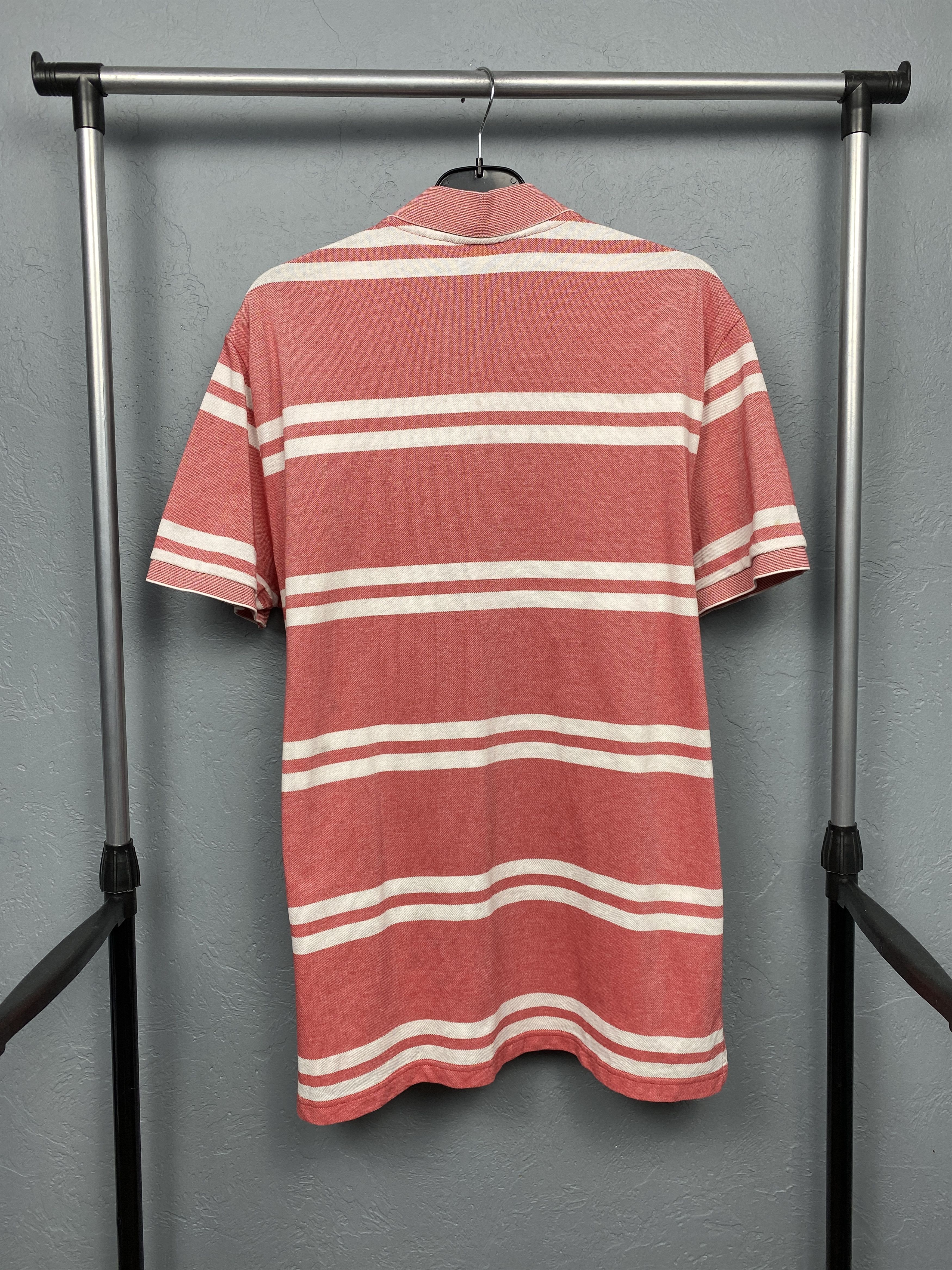 Lacoste Lacoste Vintage Mens Striped Polo Shirt Size US XXL / EU 58 / 5 - 6 Thumbnail