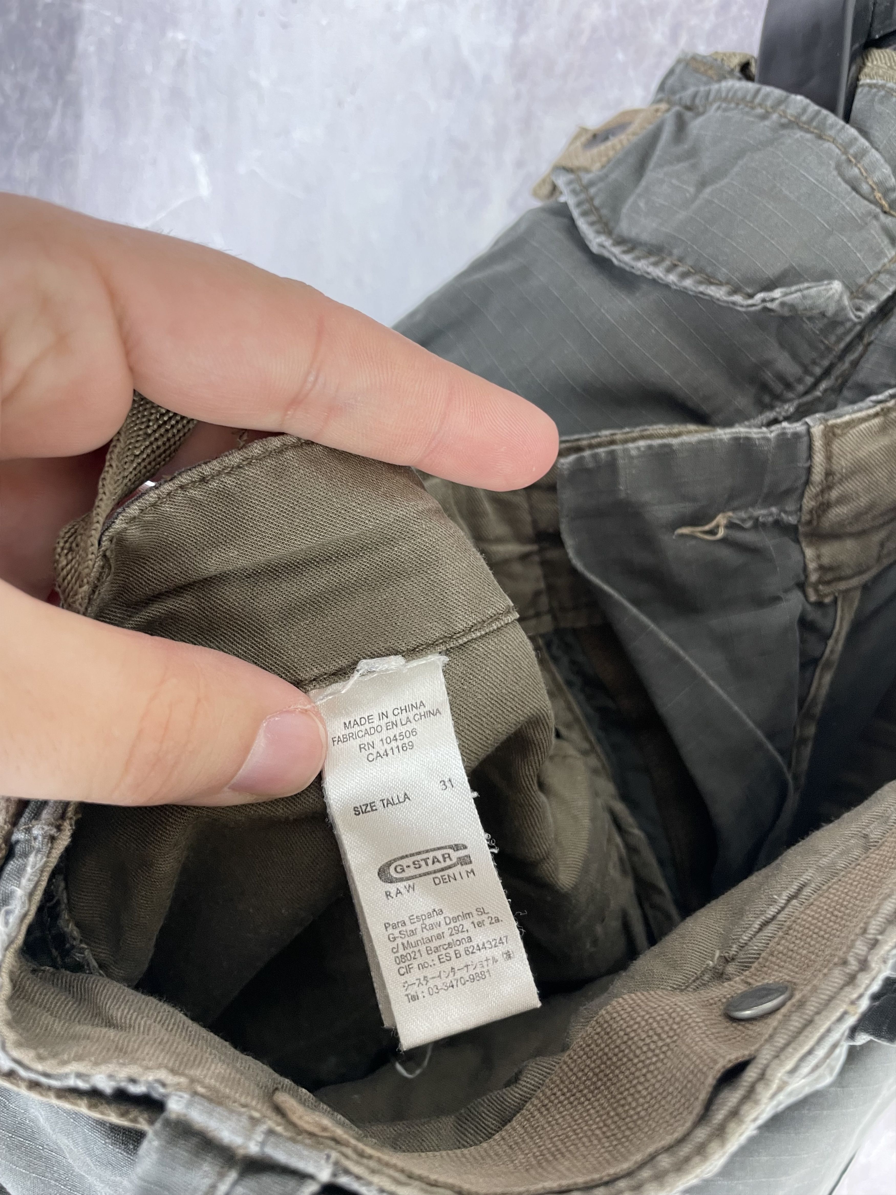 G-Star Vintage G-Star Cargo Shorts Size US 31 - 7 Thumbnail