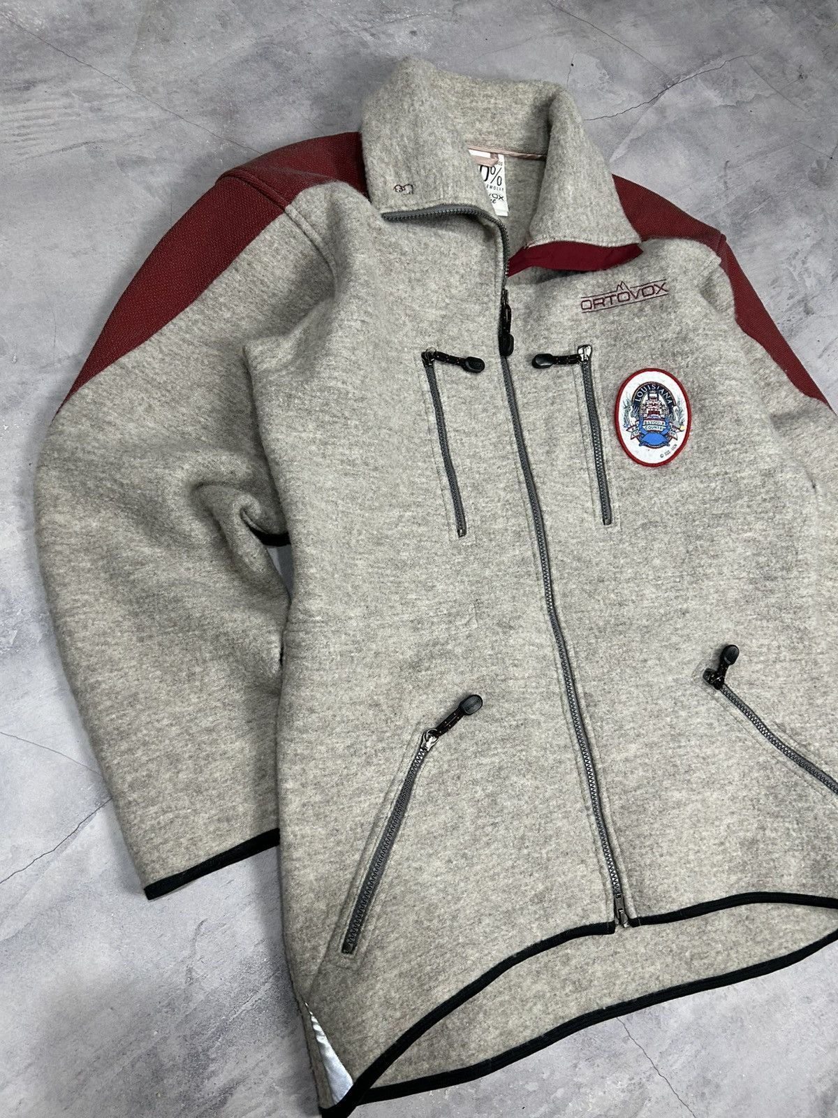 ORTOVOX Rare Men's Ortovox 100% Wool Mountain Jacket Size Size US XL / EU 56 / 4 - 2 Thumbnail