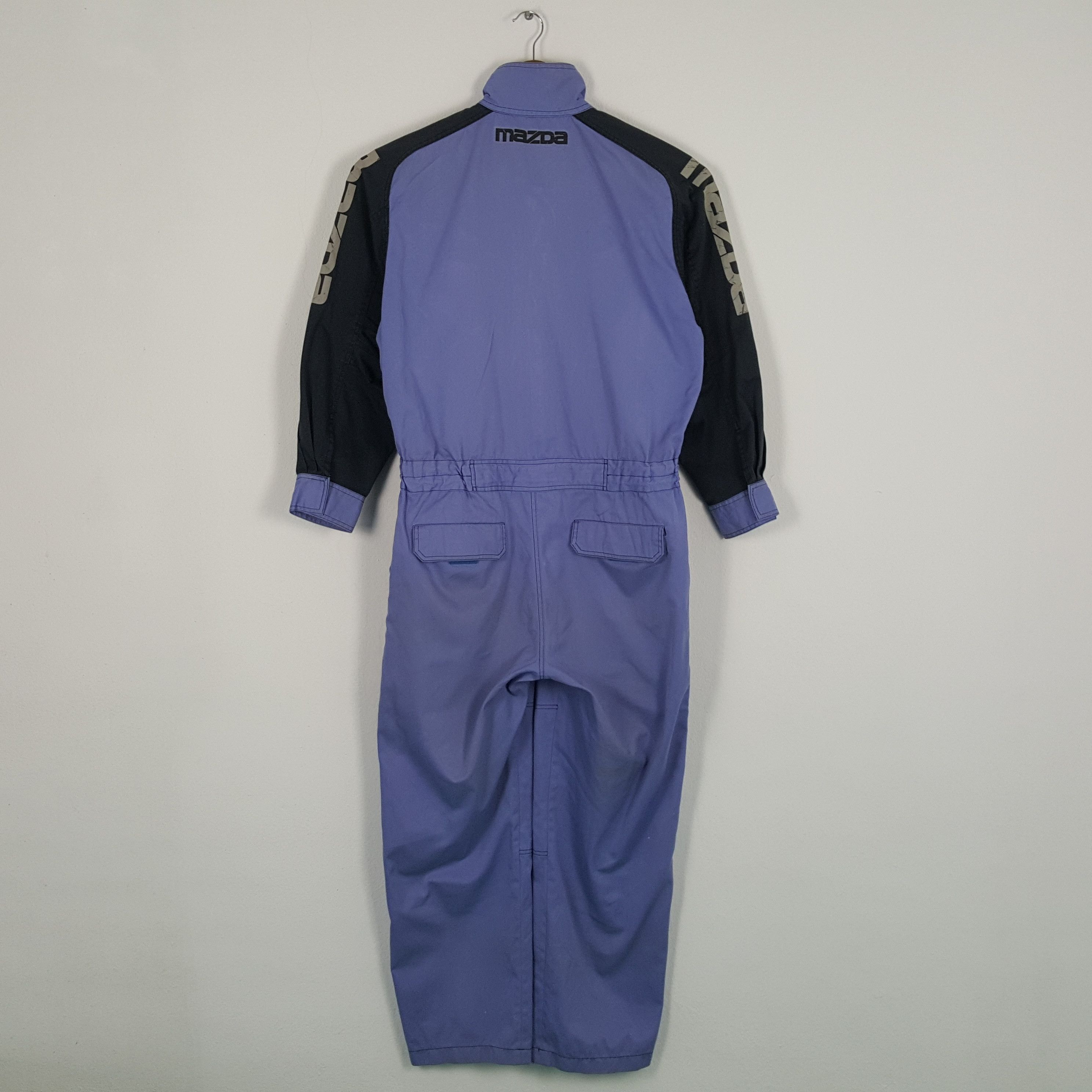 image of Vintage Mazda Japanese Racing Team Coverall Jacket in Purple, Men's (Size Medium)