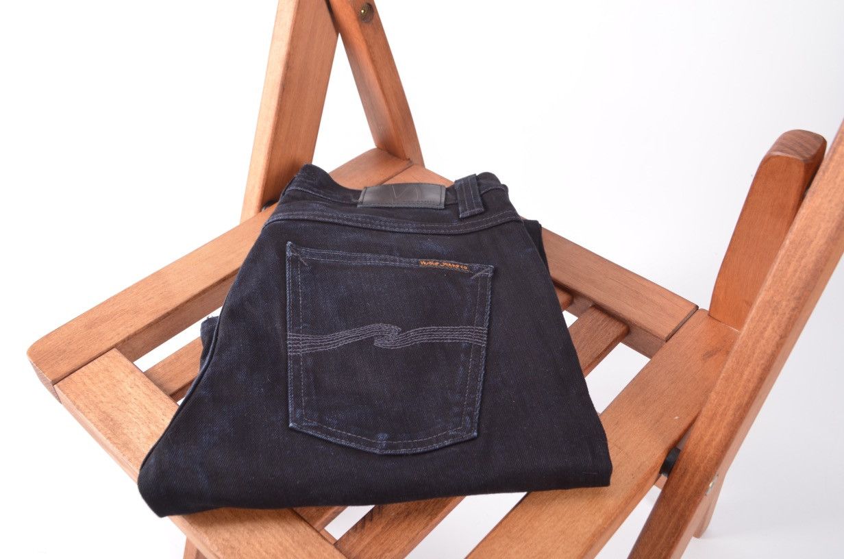 Nudie Jeans Nudie Jeans Grim Tim Black Ring Black Men Jeans Size US 32 / EU 48 - 1 Thumbnail