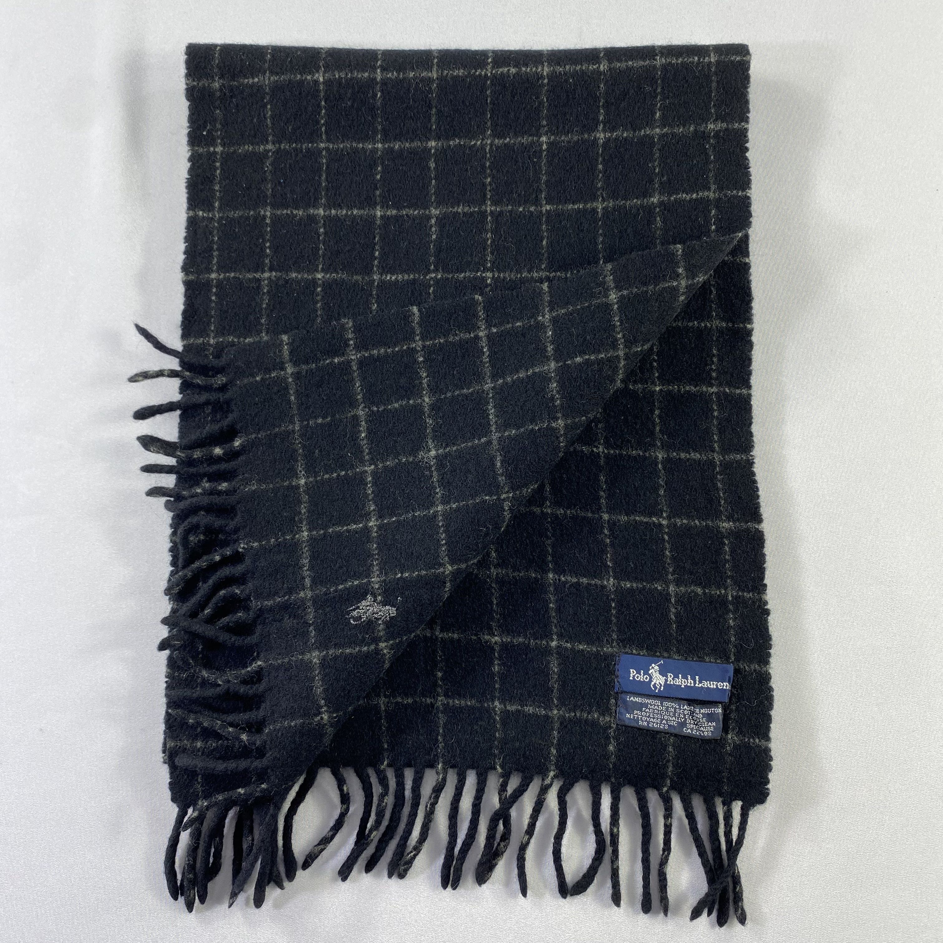 Polo Ralph Lauren Polo Ralph Lauren Scarf Plaid Neck Wrap Wool Muffler Size ONE SIZE - 5 Thumbnail