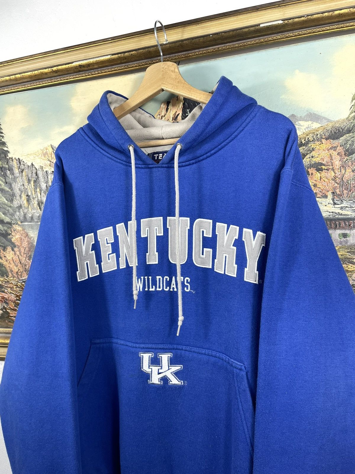 Vintage Retro 90s Kentucky Wildcats Hoodie Spellout Embroidery Logo Size US M / EU 48-50 / 2 - 4 Thumbnail
