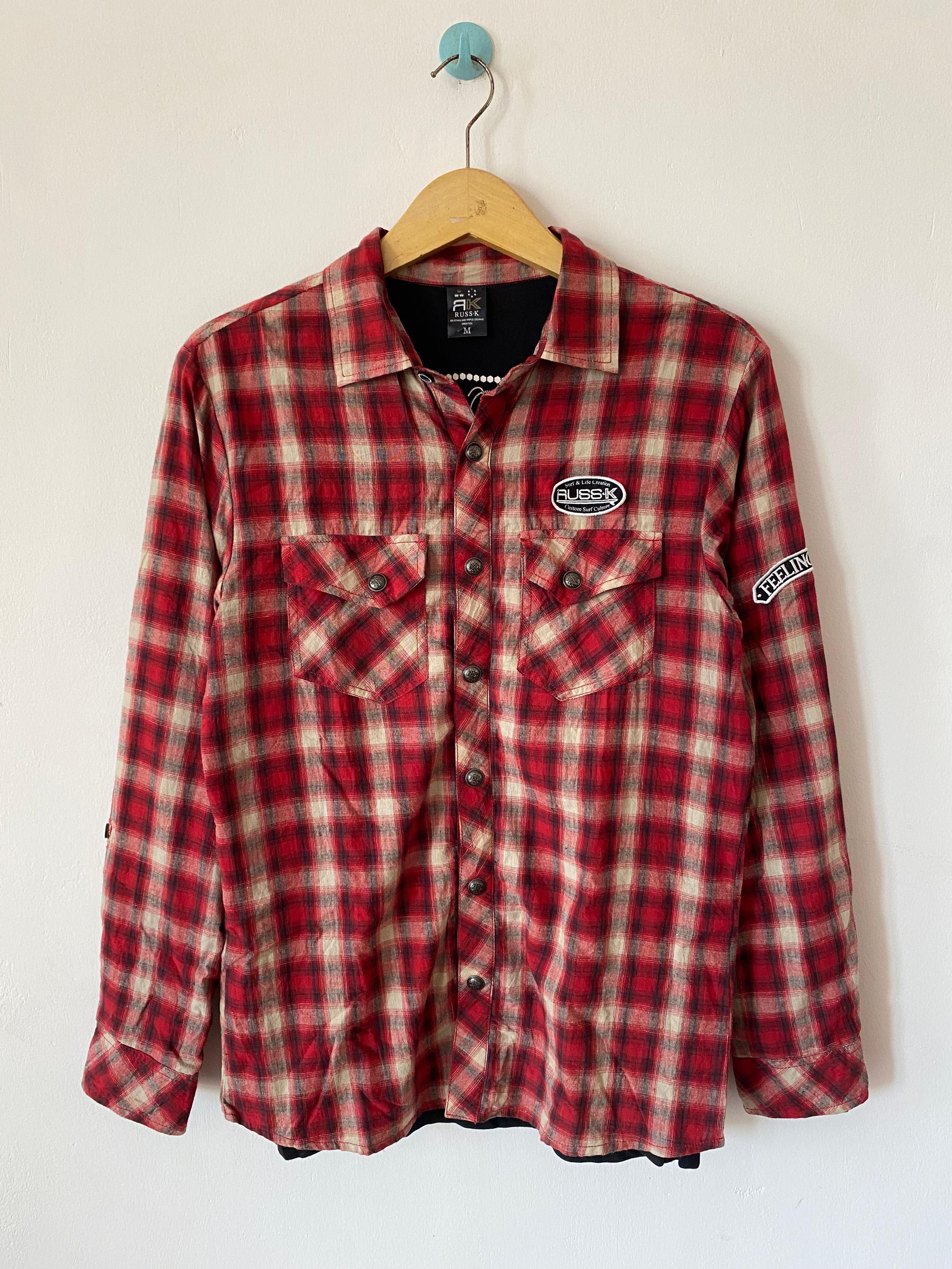 Japanese Brand Russk poem LongSleeve double layer ifsixwasnine Size US M / EU 48-50 / 2 - 2 Thumbnail