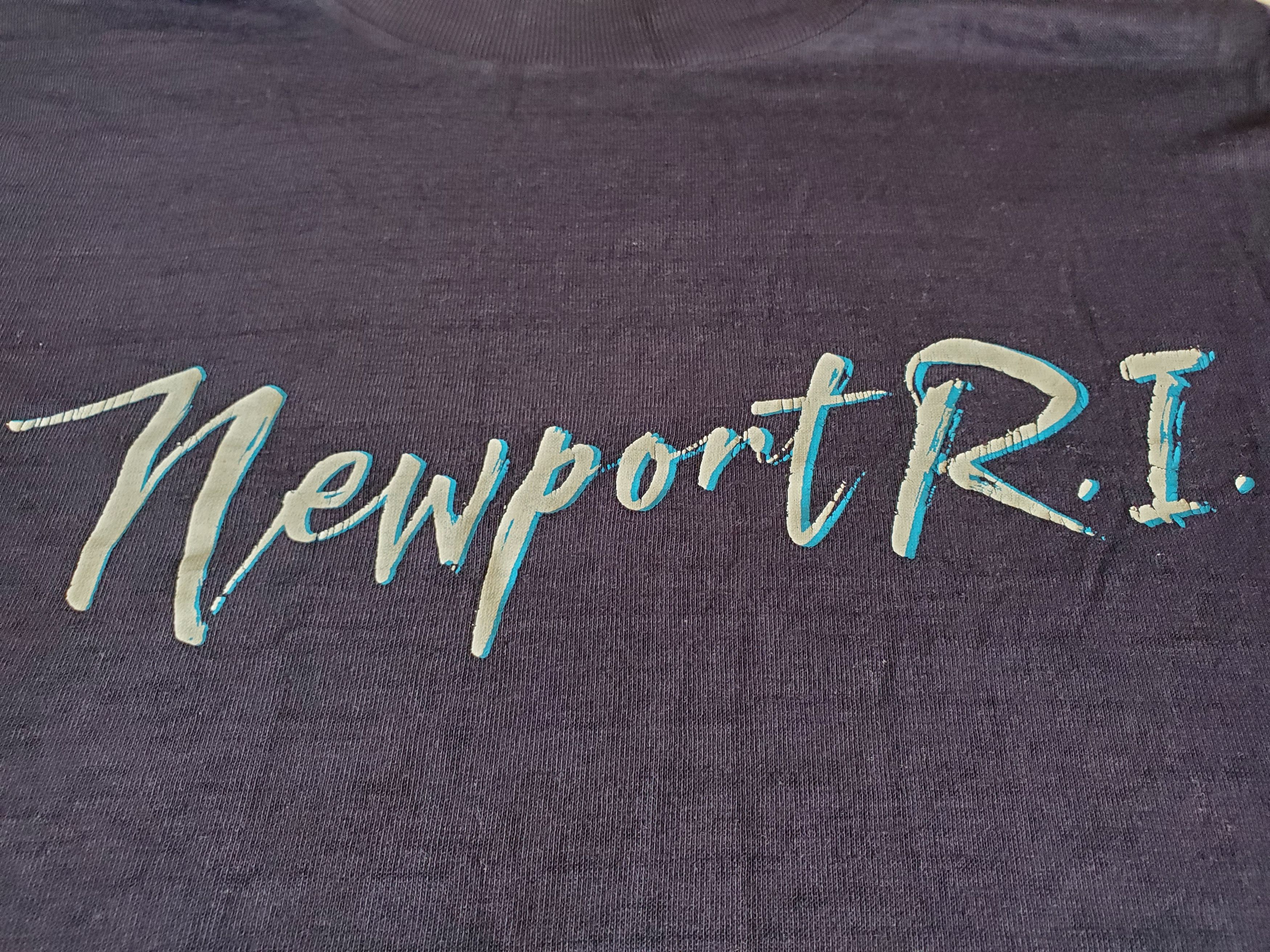 Vintage Ultra-thin travel Newport rhode island 80s Size US M / EU 48-50 / 2 - 2 Thumbnail