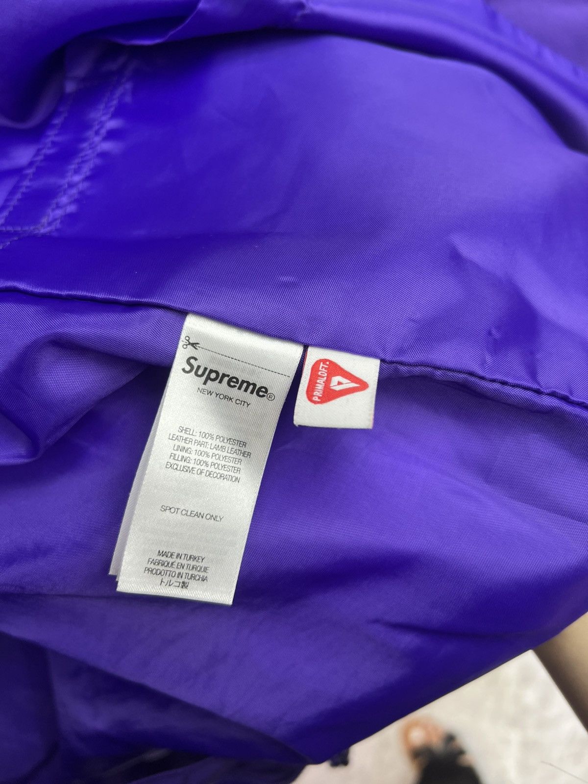 Supreme Supreme Leather Yoke Puffer Jacket Size US XL / EU 56 / 4 - 13 Thumbnail