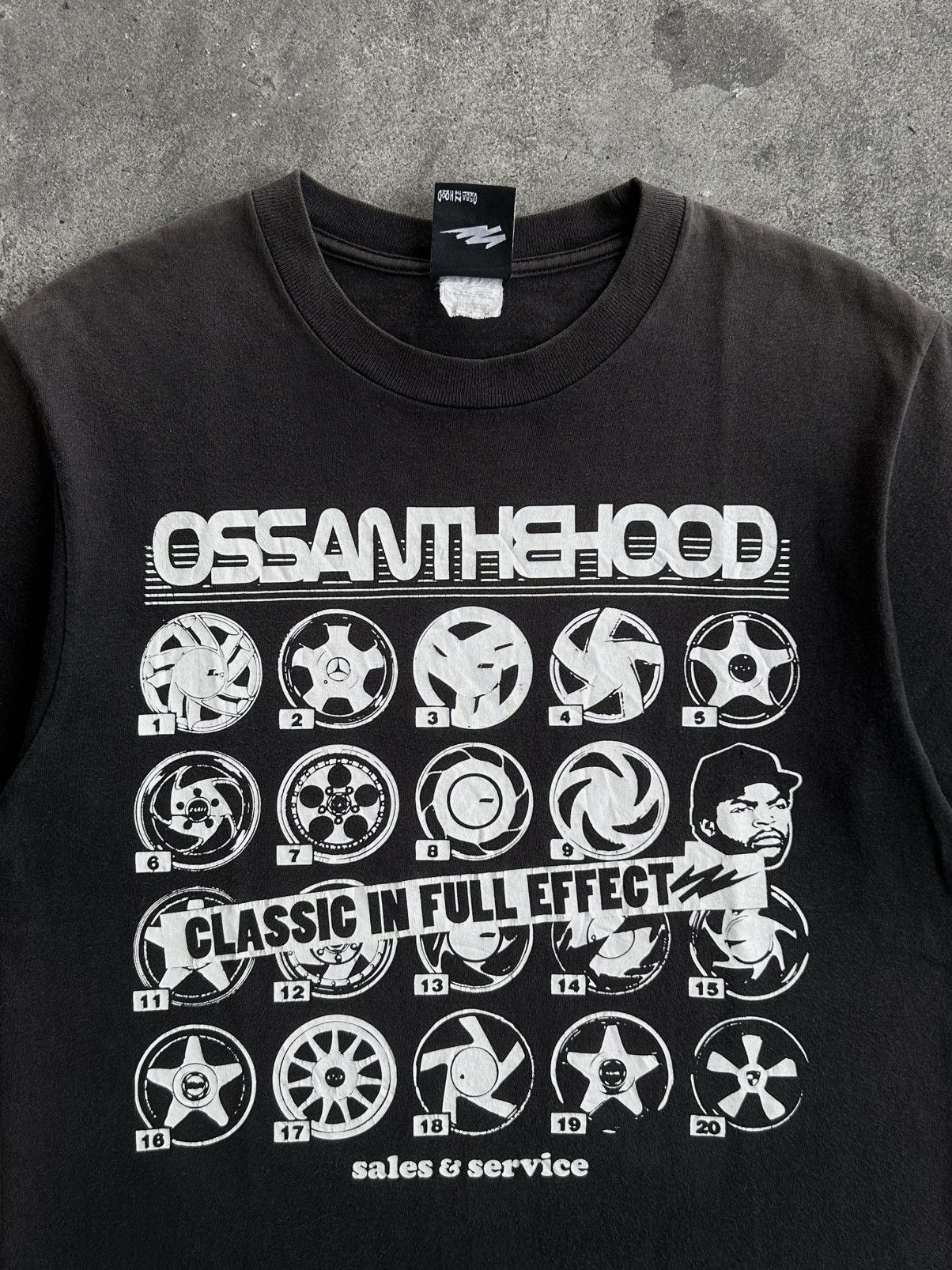 Rap Tees Vintage OSSANTHEHOOD Ice Cube Face Tee Size US M / EU 48-50 / 2 - 2 Thumbnail