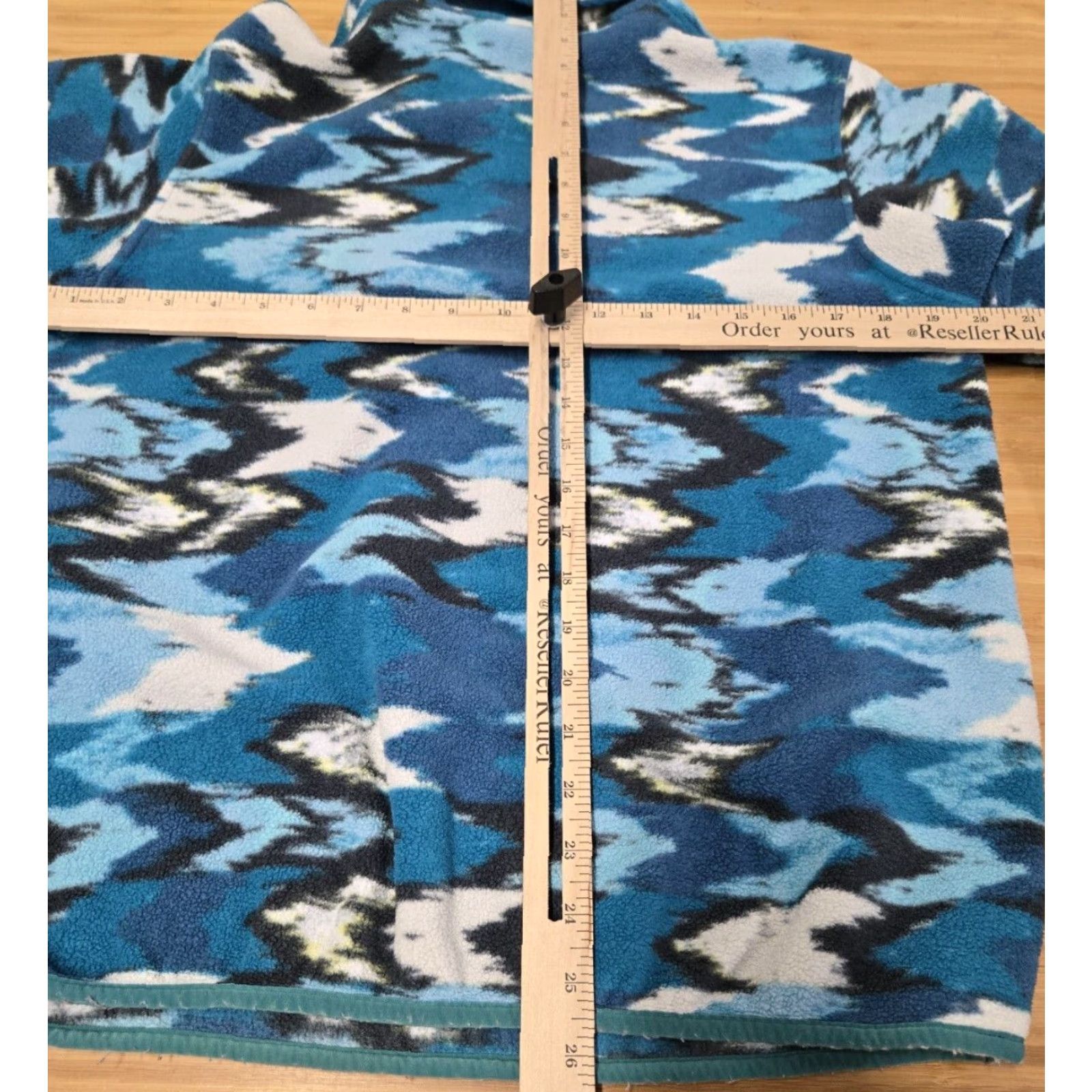Patagonia VINTAGE Patagonia Snap T Fleece Jacket Women Medium Blue Arrow Geometric Snaps Pullover Size M / US 6-8 / IT 42-44 - 8 Thumbnail