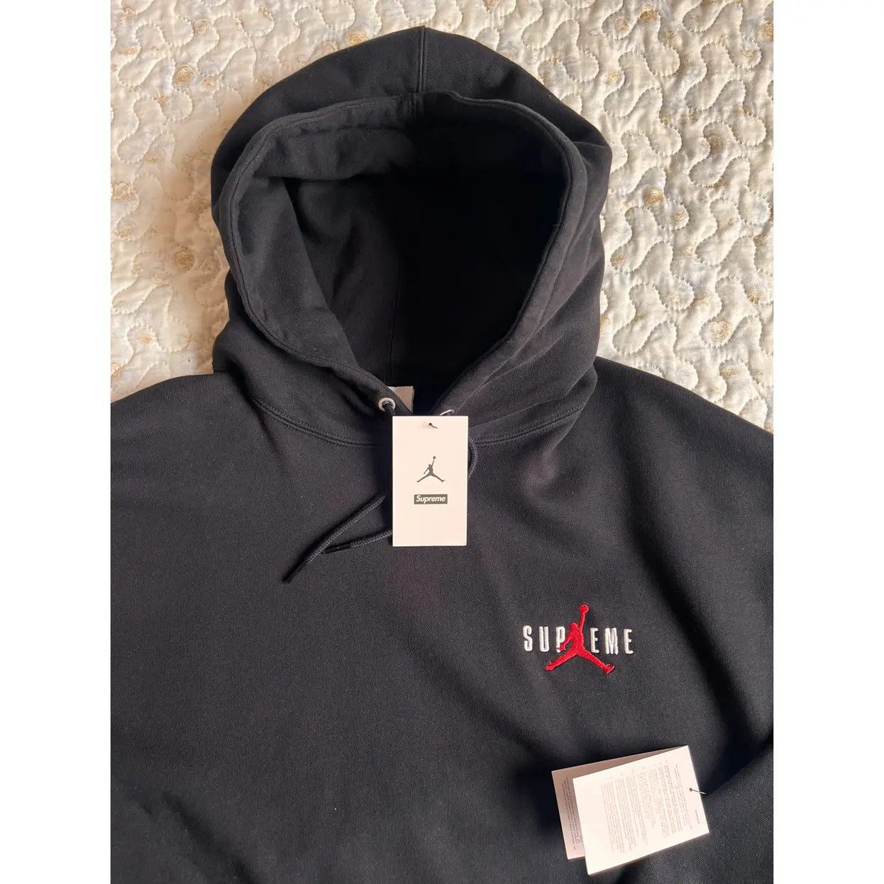 Supreme Supreme®/Jordan® Hoodie Size US L / EU 52-54 / 3 - 4 Thumbnail