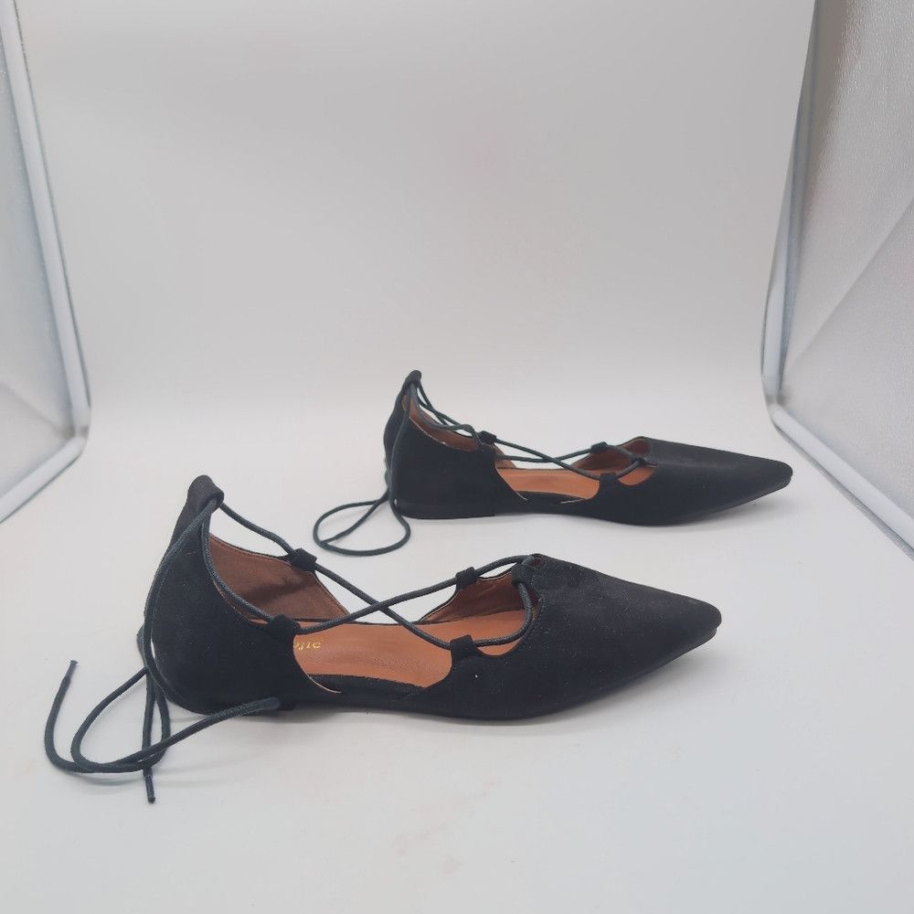 Other Black Hanzi Xiaojie Sz 8.5 Women's Lace-Up Roman Flats Size US 8.5 / IT 38.5 - 5 Thumbnail