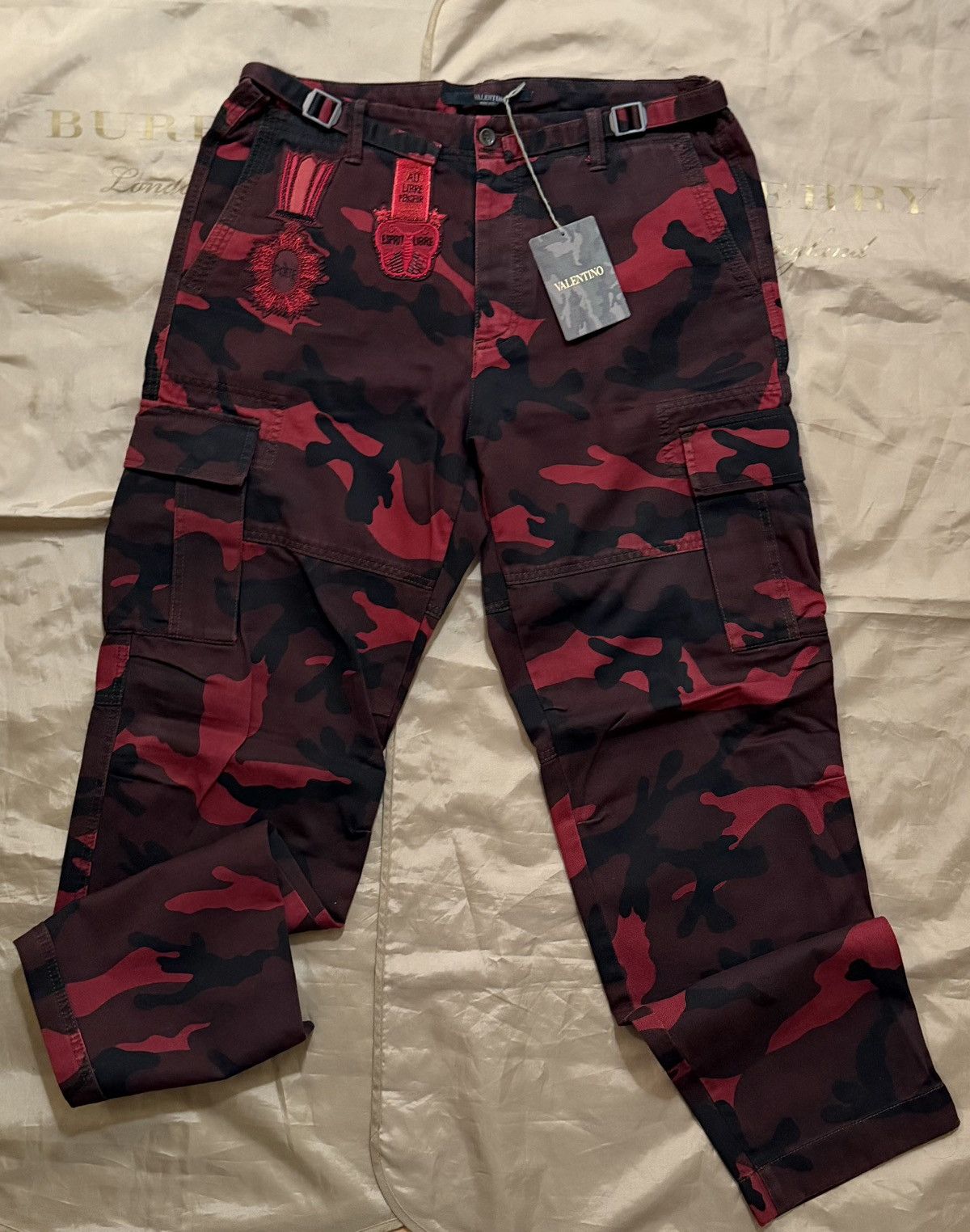 Valentino Valentino Camouflage Cargo Pants size 48 Size US 32 / EU 48 - 1 Thumbnail