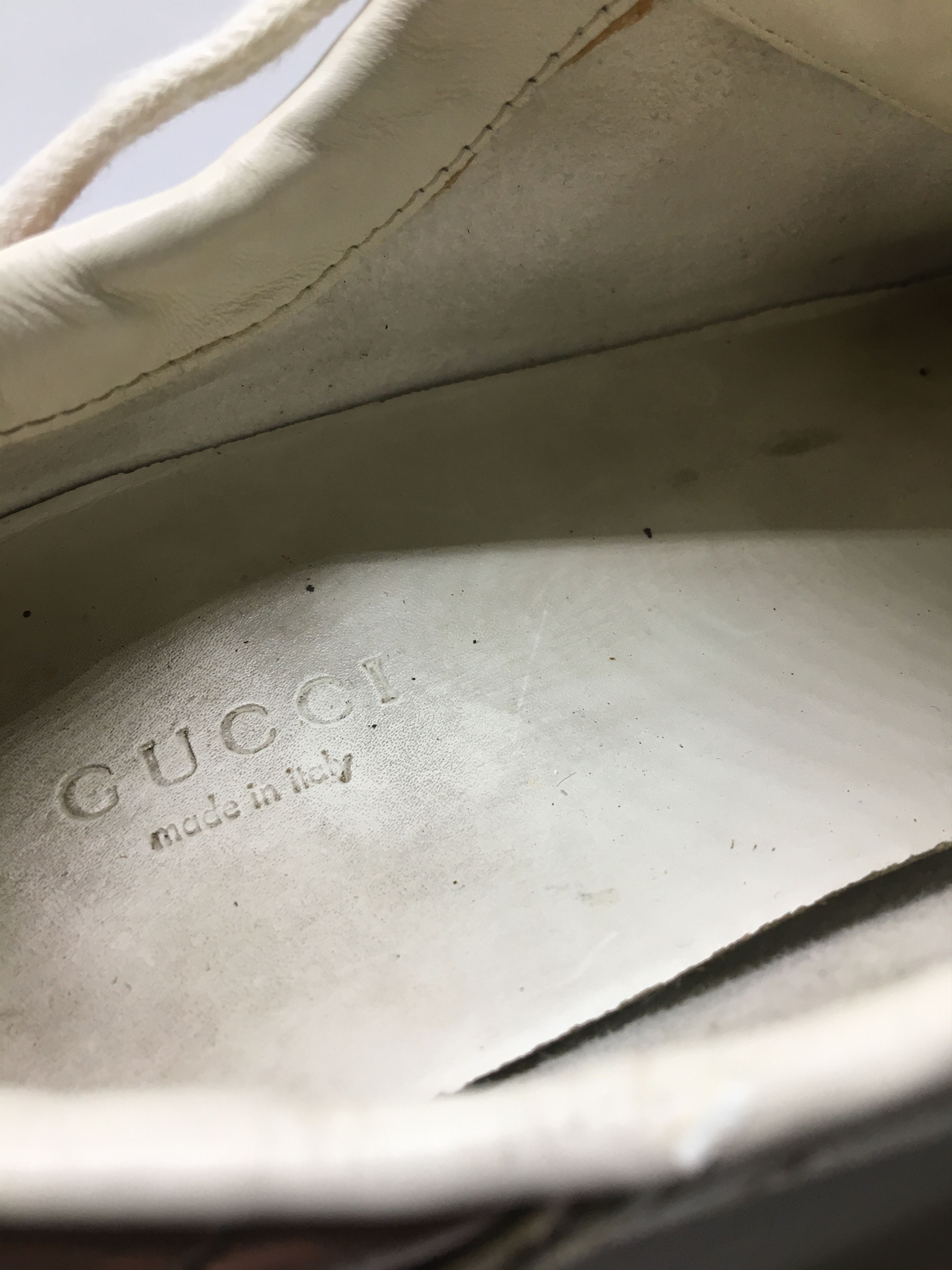 Gucci GUCCI sneakers white maroon Size US 6 / EU 39 - 6 Thumbnail
