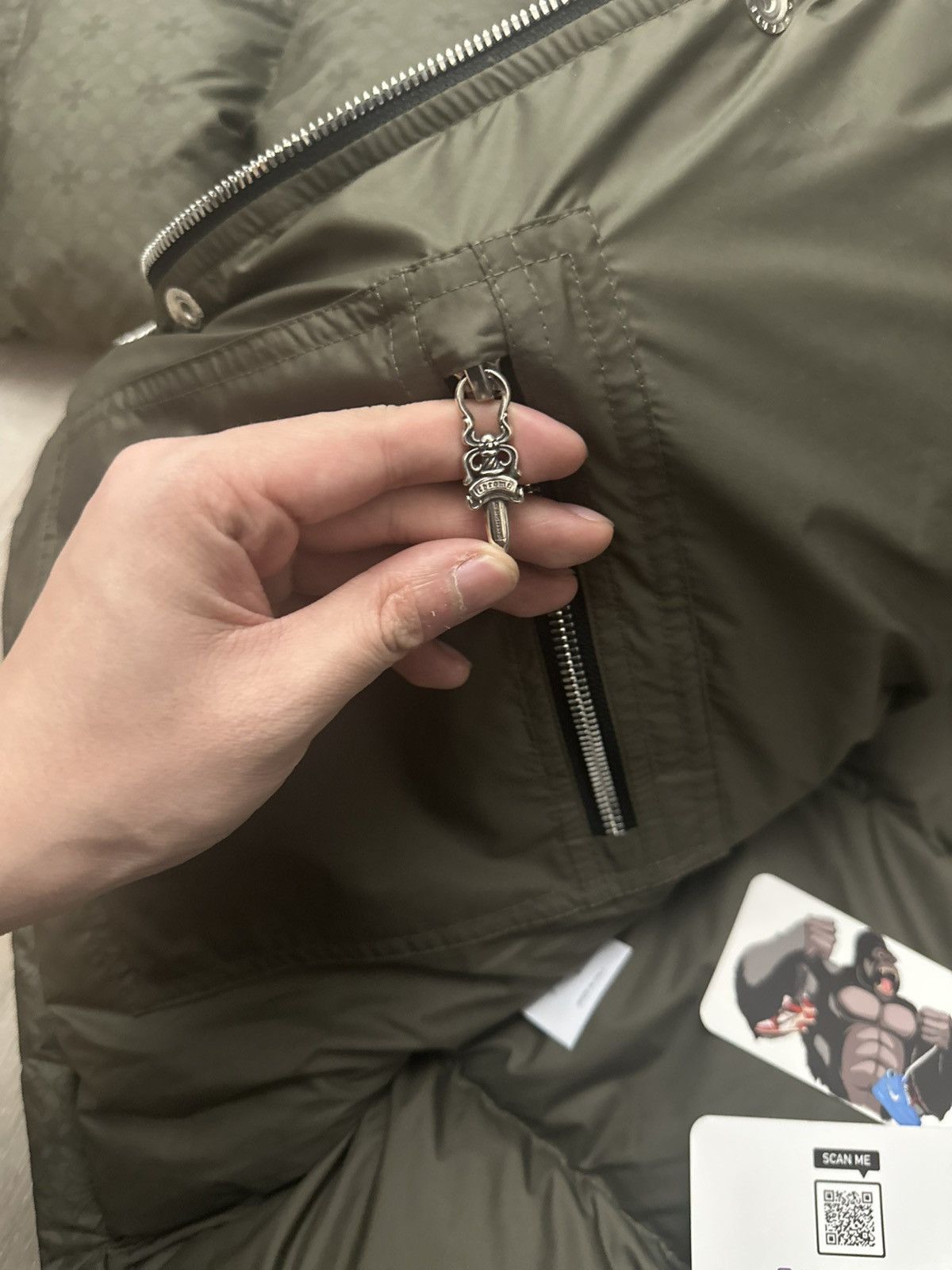 Chrome Hearts Chrome Hearts Puffer Jacket Olive Monogram Size US L / EU 52-54 / 3 - 15 Thumbnail