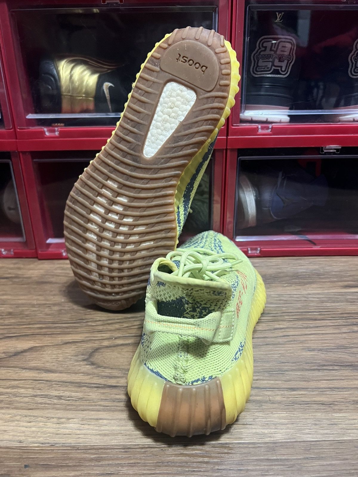 Yeezy Adidas Yeezy Boost 350 V2 ‘Semi Frozen Yellow’ Size US 11 / EU 44 - 5 Thumbnail