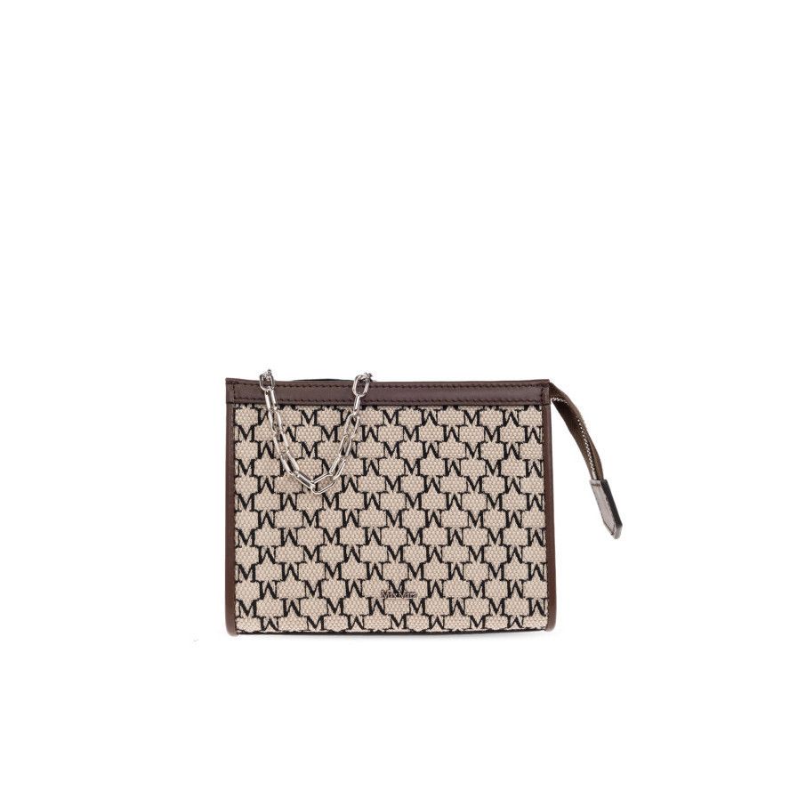 Max Mara MAX MARA Beige Pouch Bag New And Authentic Size ONE SIZE - 1 Thumbnail