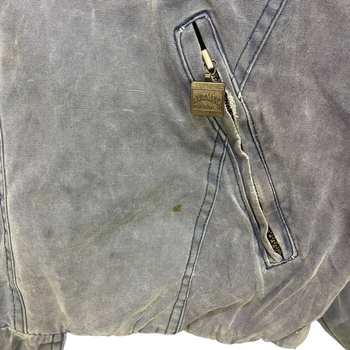 Nutmeg Vtg Nutmeg Mills University North Caronila Bomber Jacket Size US L / EU 52-54 / 3 - 11 Thumbnail