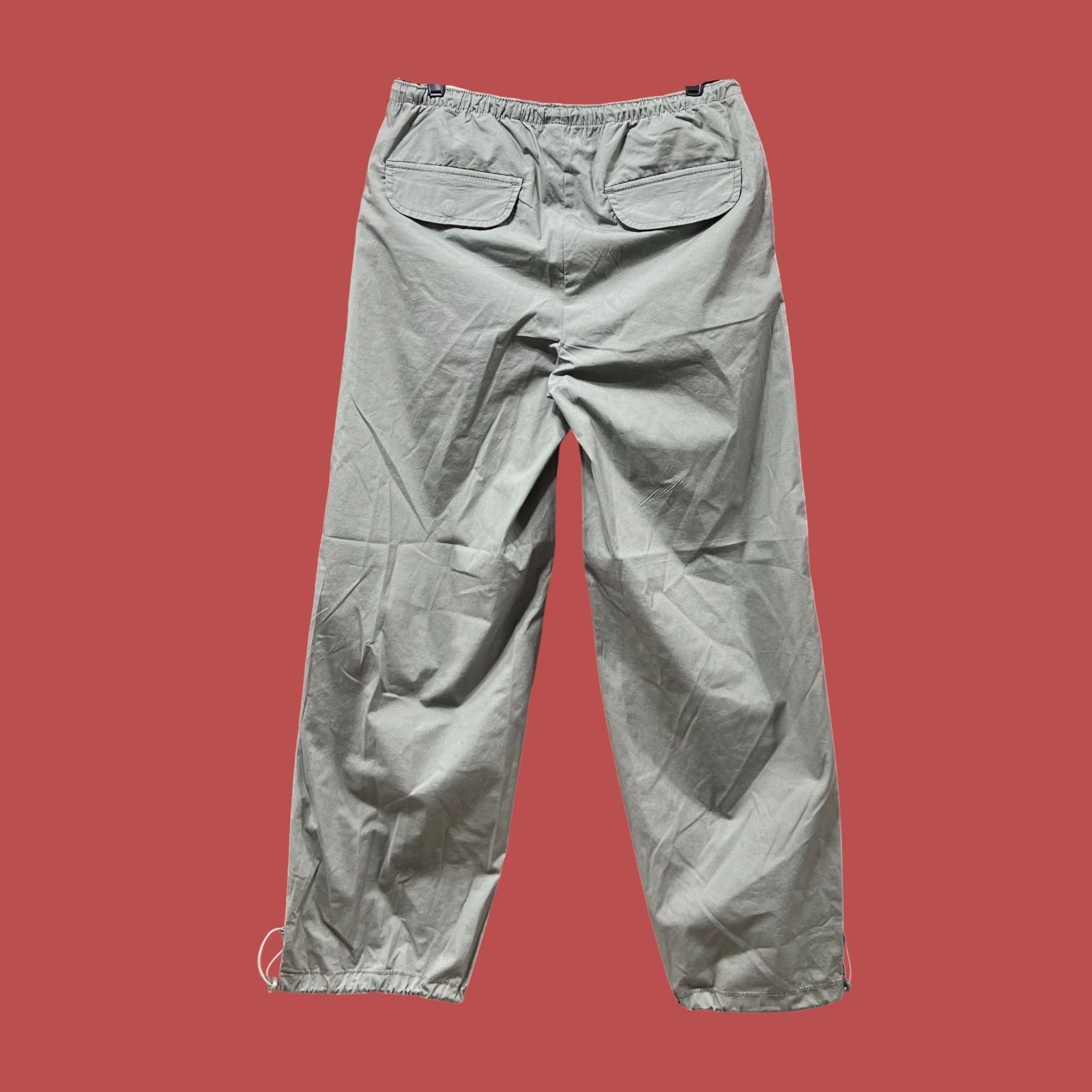 Arizona Jean Co. Arizona - Men's Drawstring Waist Baggy Fit Cargo Pant - Gree Size ONE SIZE - 4 Thumbnail