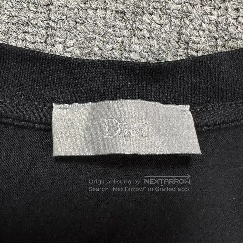 Dior Dior Black Cotton Embroidered Short Sleeve T-Shirt . Size US M / EU 48-50 / 2 - 3 Thumbnail