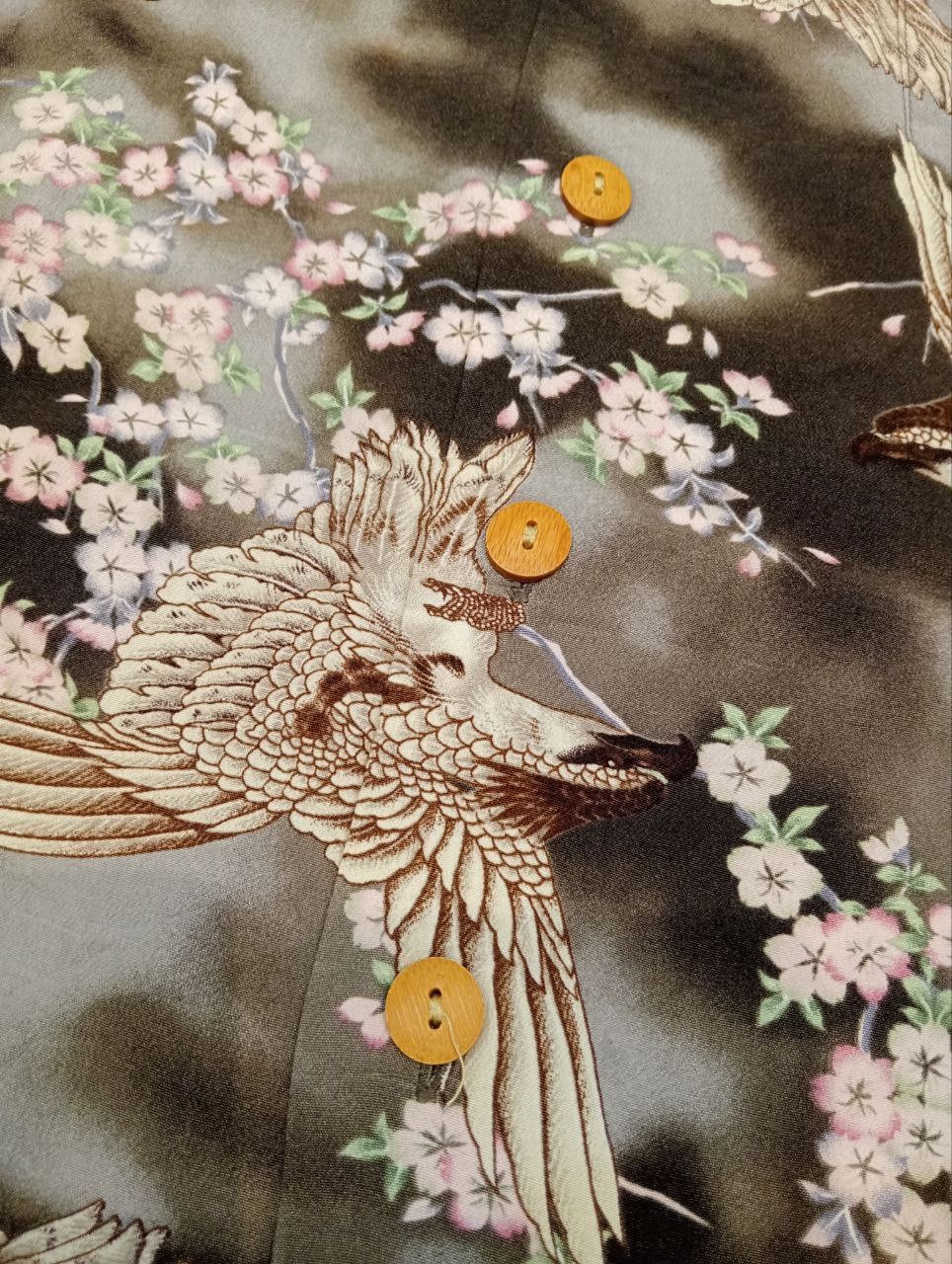 Japanese Brand ONIWA SOTO JAPAN ALOHA EAGLE HAWAIIAN SHIRT Size US M / EU 48-50 / 2 - 4 Thumbnail
