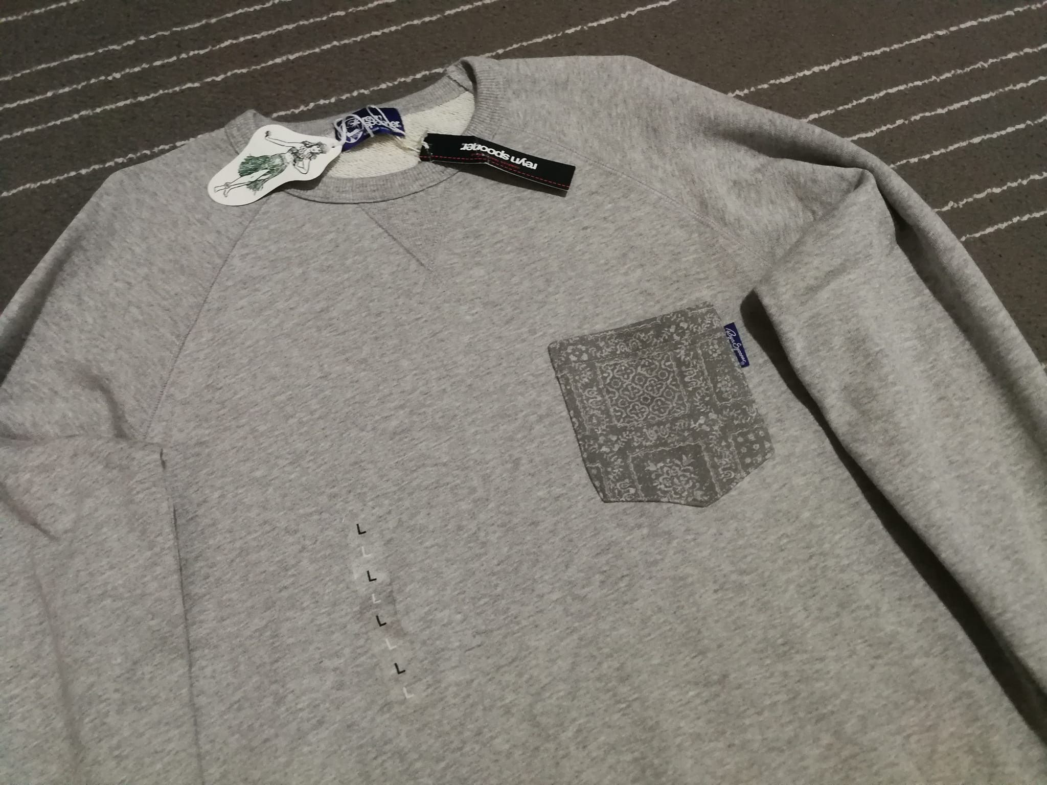 Reyn Spooner reyn spooner Grey sweatshirt M 1795 small defect Size US S / EU 44-46 / 1 - 2 Thumbnail
