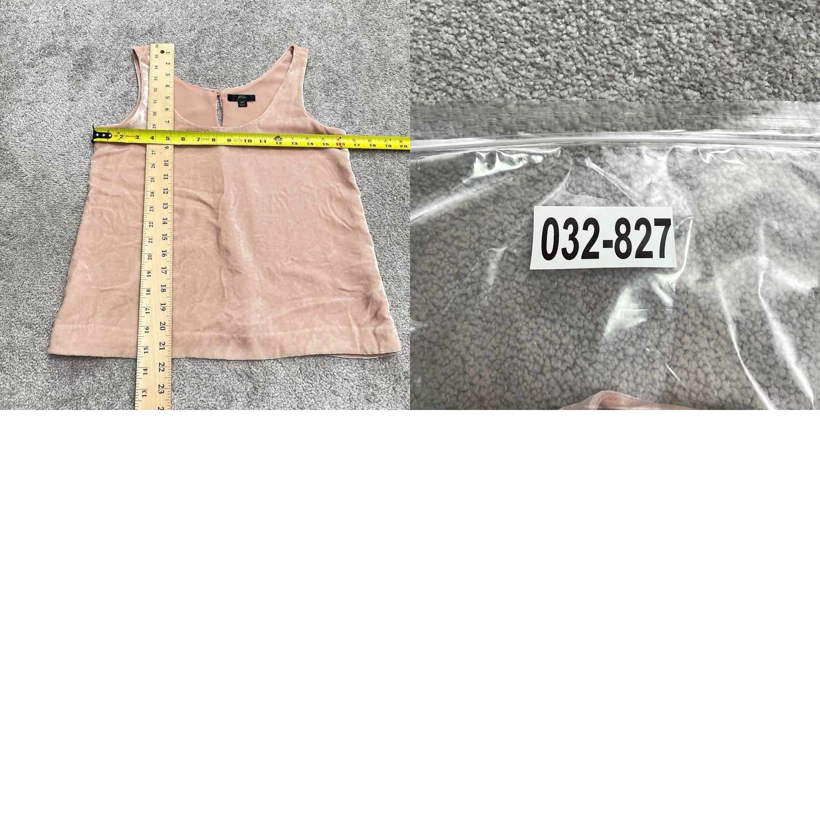 J.Crew J.CREW Velvet Tank Top Womens 00 Peach Orange Lined Scoop Neck Sleeveless Casual Velour Tank Top Women Sleeveless Viscose Fashion Top Size XXS / US 00 / IT 34 - 8 Thumbnail