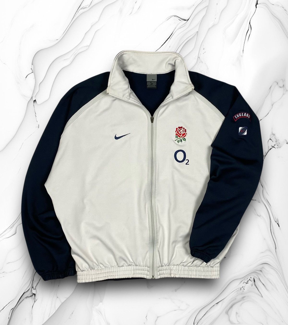 Nike Nike England Rugby Track Jacket Black Full Zip Bomber Size US XL / EU 56 / 4 - 1 Thumbnail