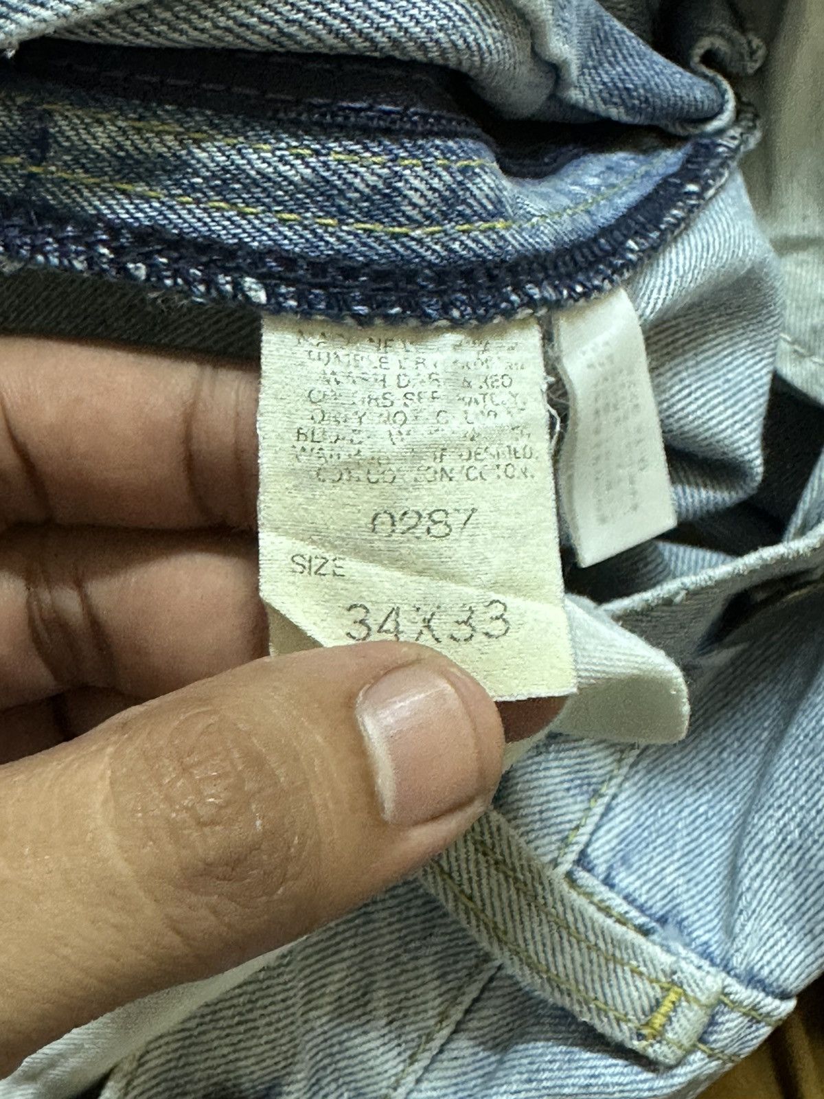 Lee Vintage Lee Baggy Wide Leg Carpenter Cargo Faded Denim Size US 34 / EU 50 - 10 Thumbnail
