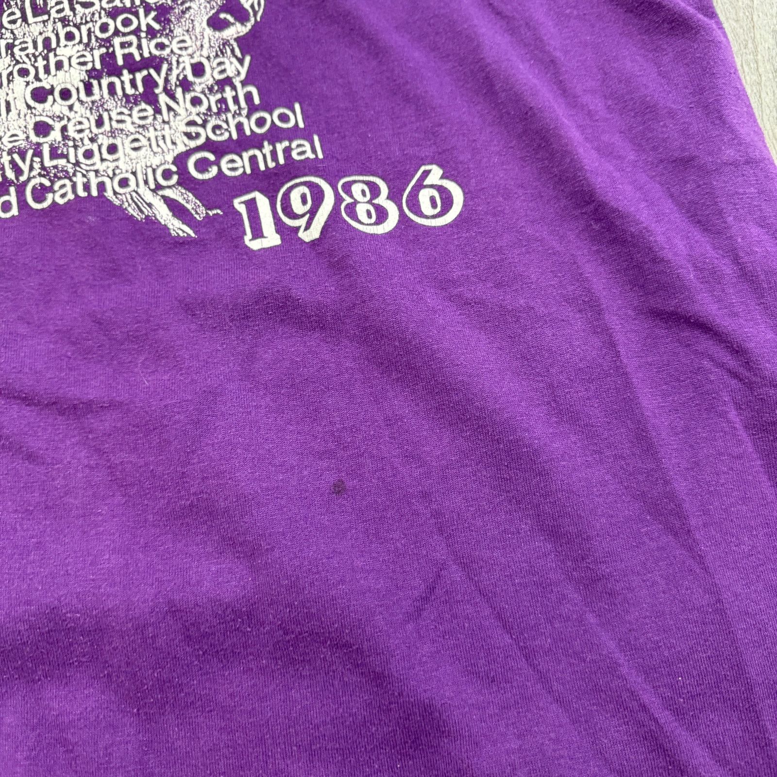 Vintage Vintage Michigan Box Lacrosse Shirt Men's Large 1986 80s Size US L / EU 52-54 / 3 - 5 Thumbnail