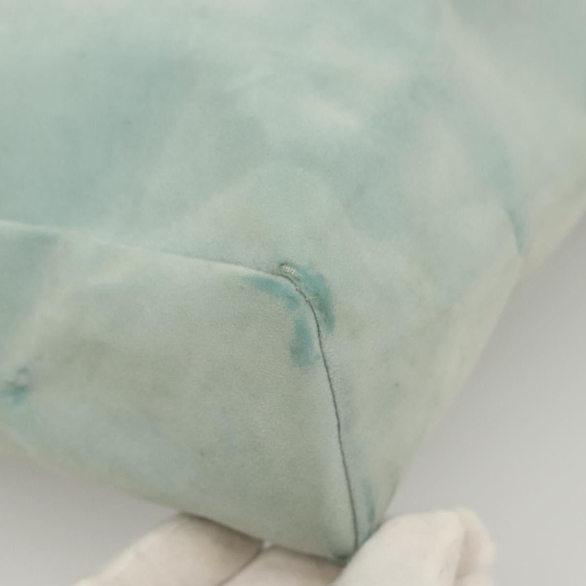 Gucci GUCCI Hand Bag Suede Light Blue Black 002 002 Size ONE SIZE - 11 Thumbnail