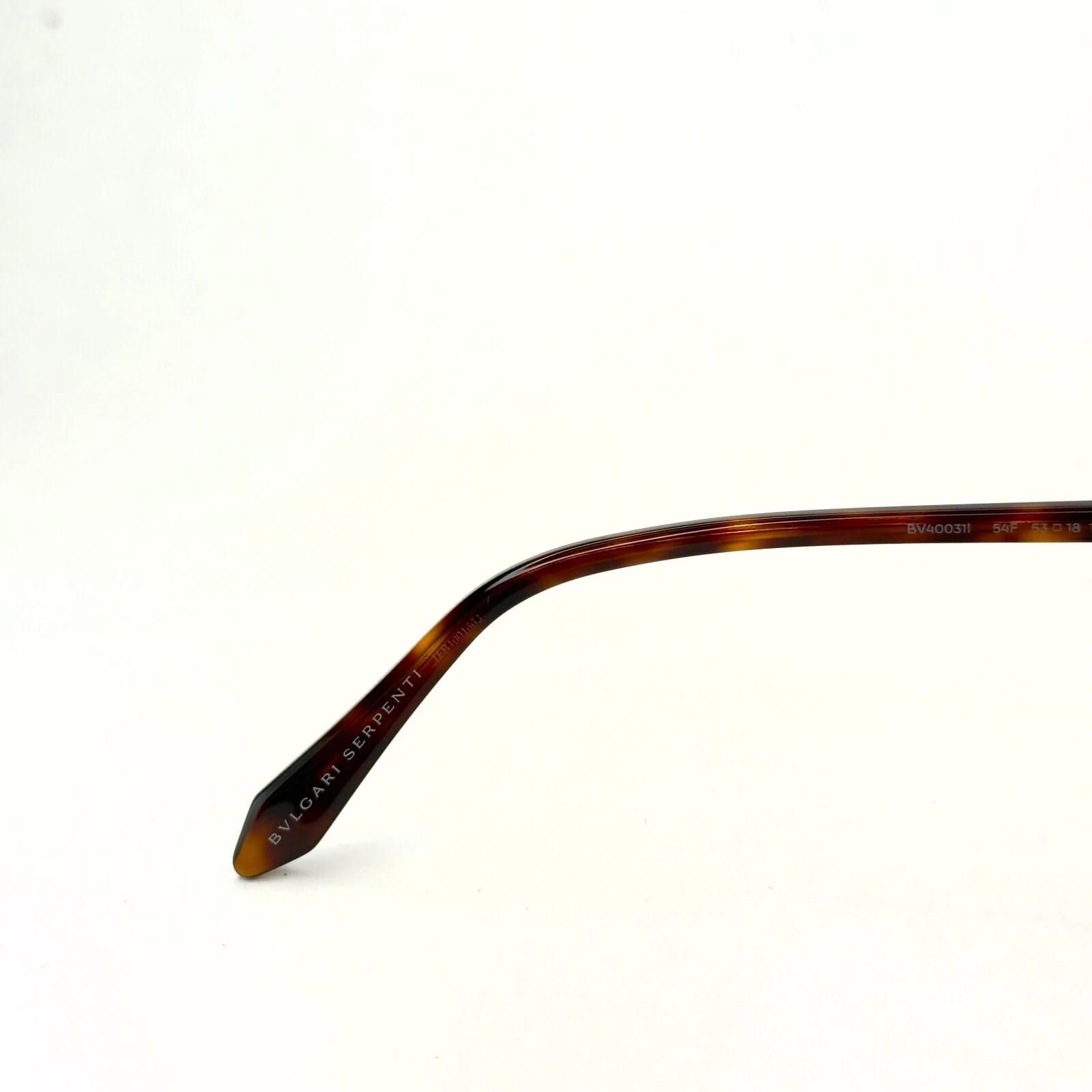 Bvlgari BVLGARI 40031 Serpenti Viper BV40031I Brown Sunglasses 54F Size ONE SIZE - 7 Thumbnail