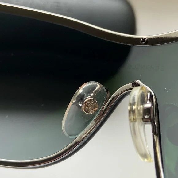 Chanel × Vintage CHANEL SUNGLASSES 4170 Rhinestone 4017 Mask RI908 Size ONE SIZE - 9 Thumbnail