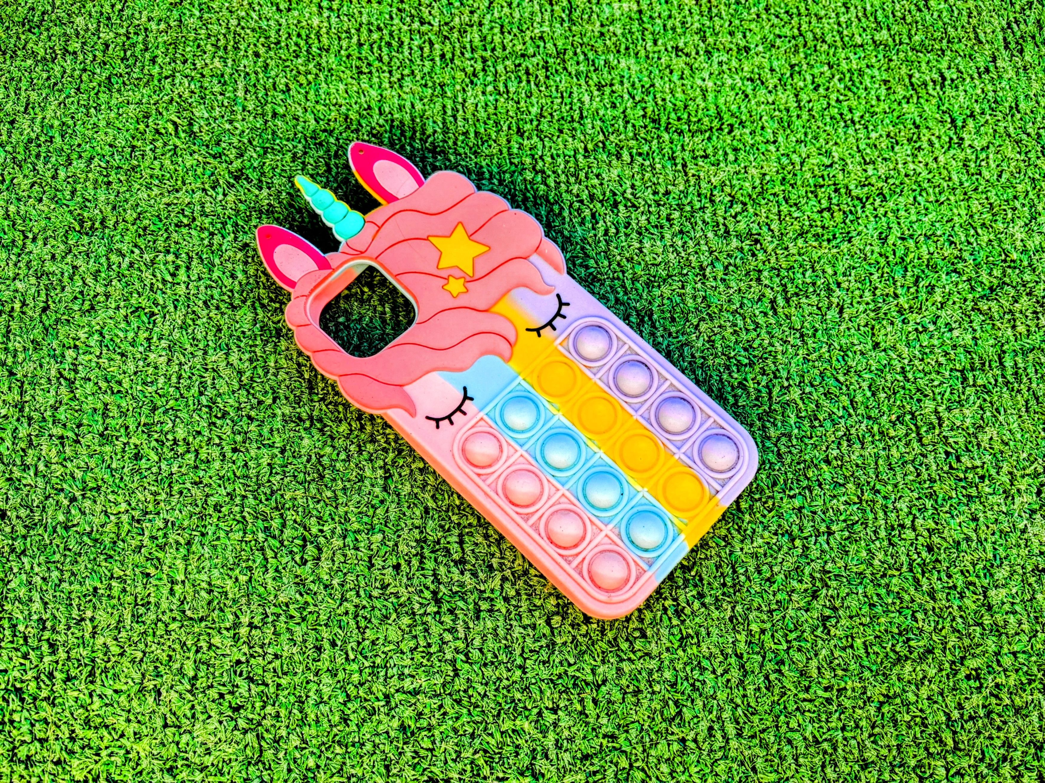 Designer Unicorn Phone Case for iPhone 12 Pop Bubble Soft Silicone Size ONE SIZE - 2 Thumbnail